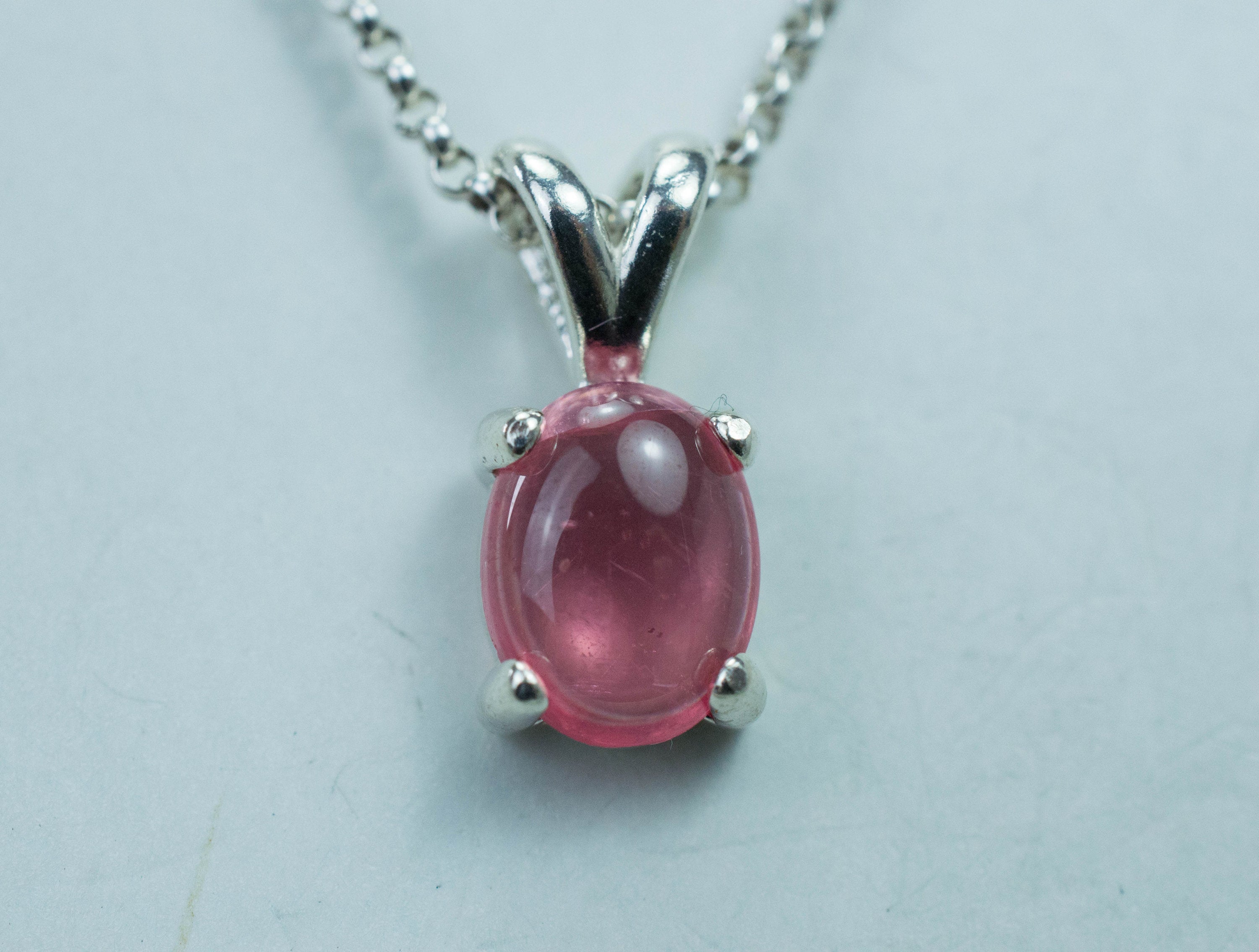 Rhodochrosite Pendant; Genuine Untreated USA Sweet Home Rhodochrosite; 1.920cts - Mark Oliver Gems