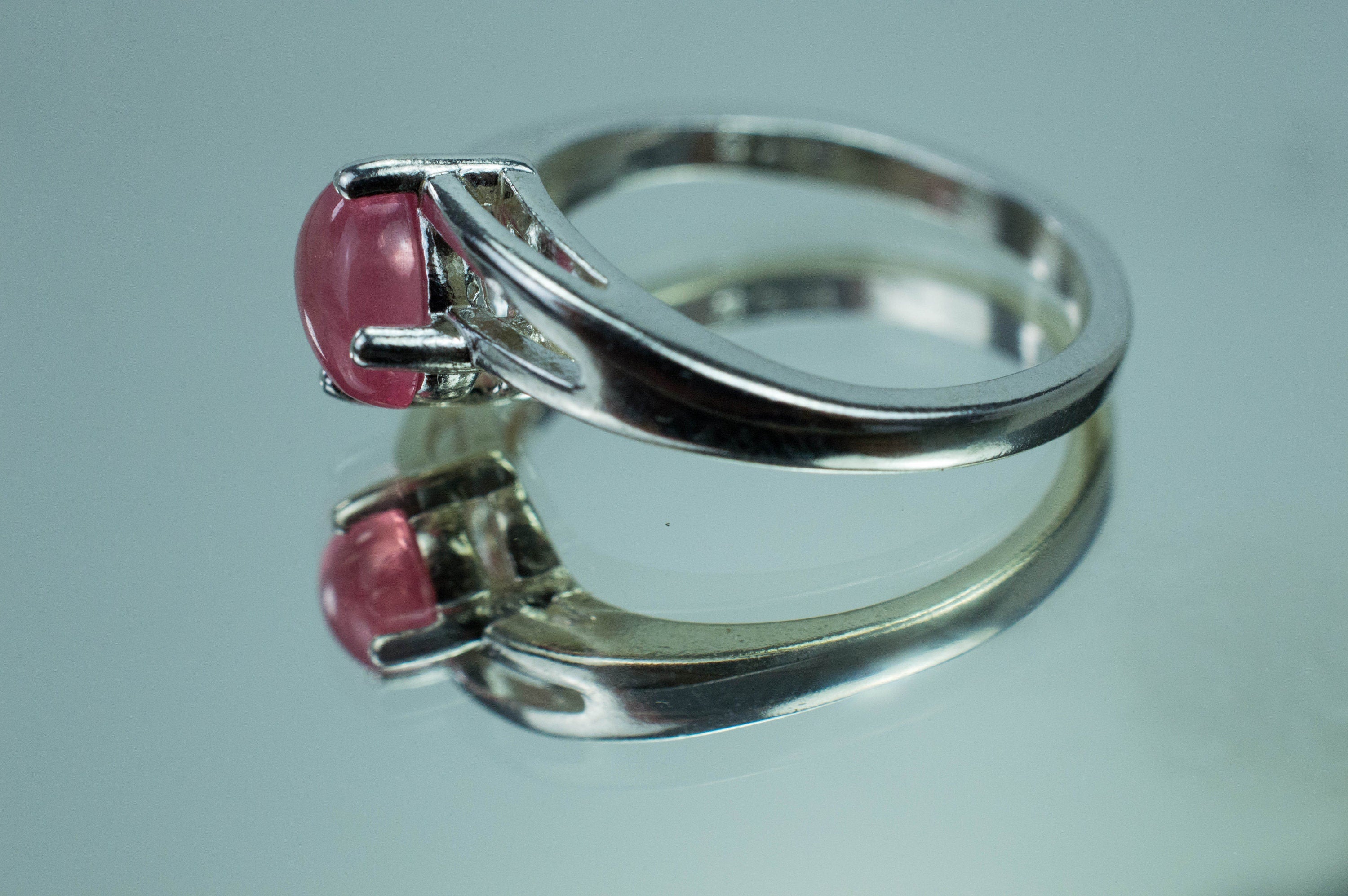 Rhodochrosite Ring, Genuine Untreated USA Sweet Home Rhodochrosite; 1.095cts - Mark Oliver Gems