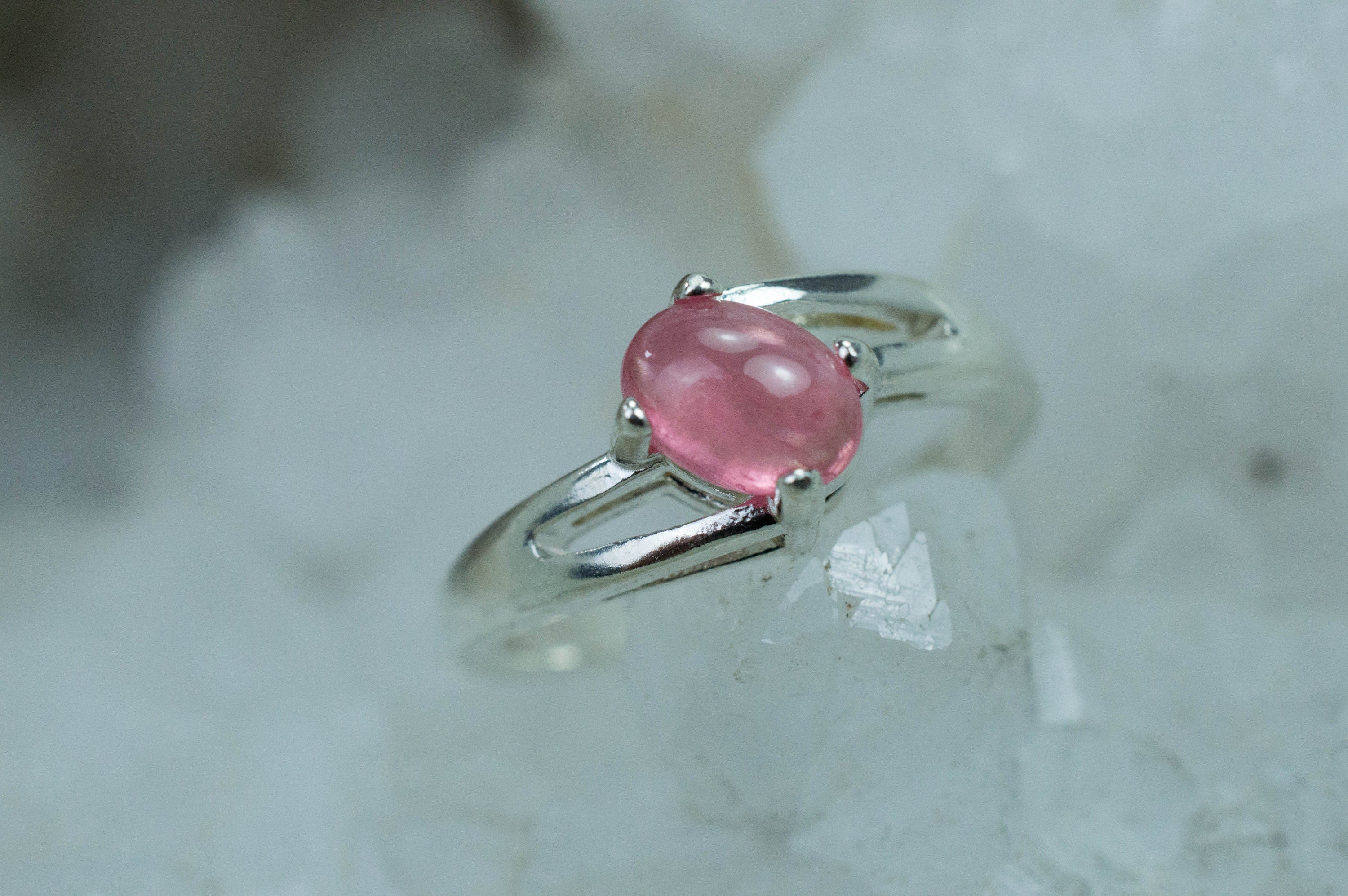 Rhodochrosite Ring, Genuine Untreated USA Sweet Home Rhodochrosite; 1.095cts - Mark Oliver Gems