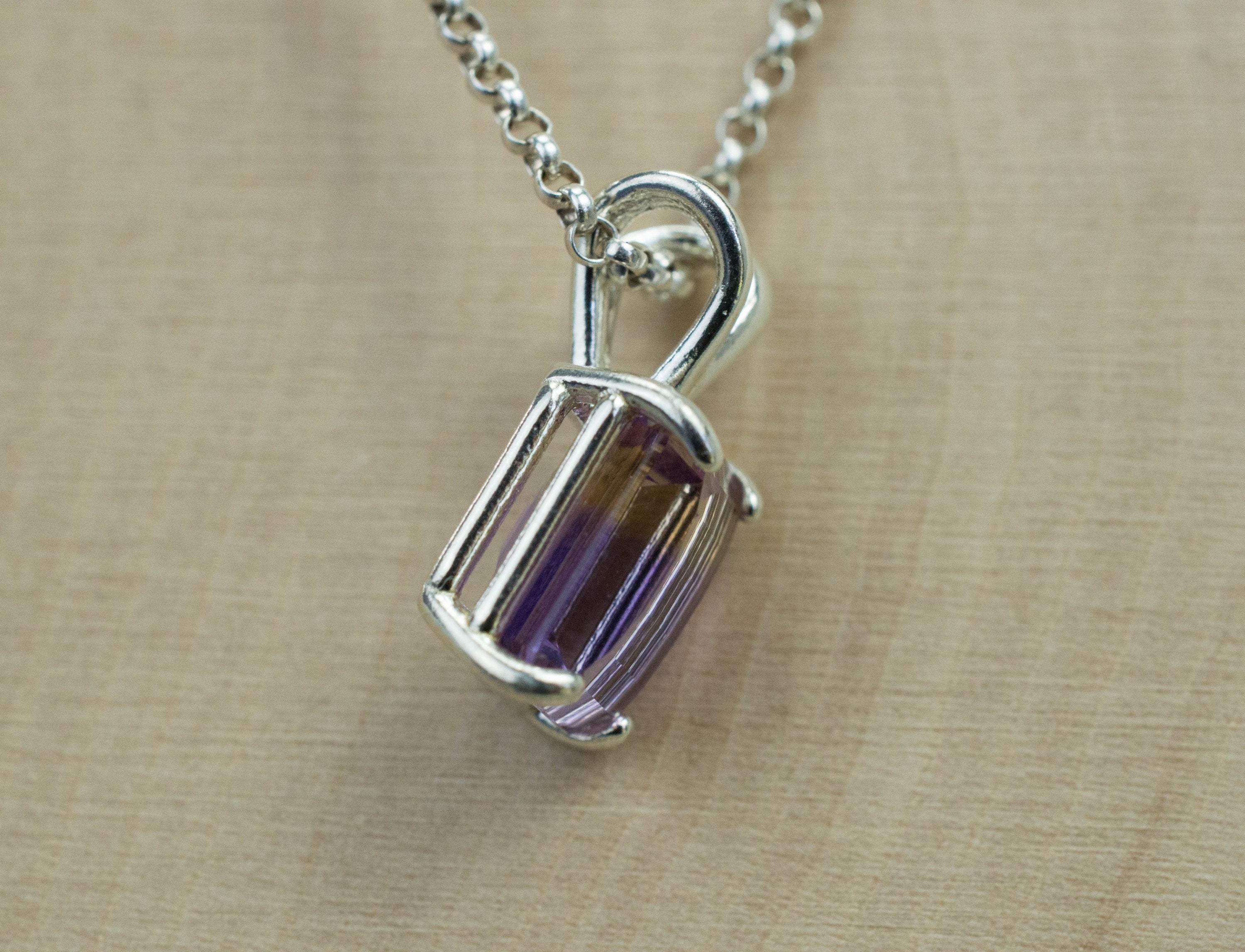 Ametrine Pendant; Natural Untreated Bolivia Ametrine; 2.300cts - Mark Oliver Gems