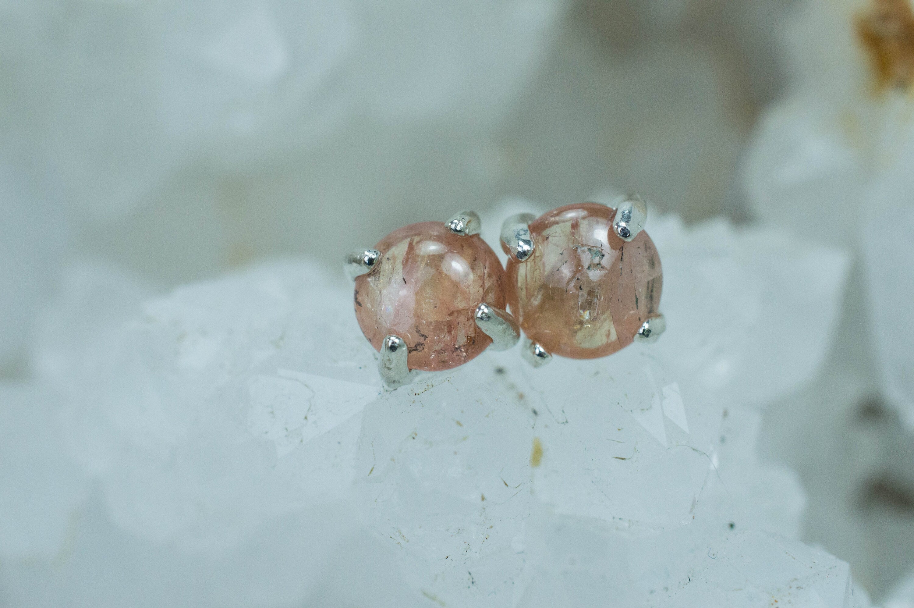 Clinozoisite Earrings, Genuine Untreated Afghanistan Clinozoisite; 1.480cts - Mark Oliver Gems