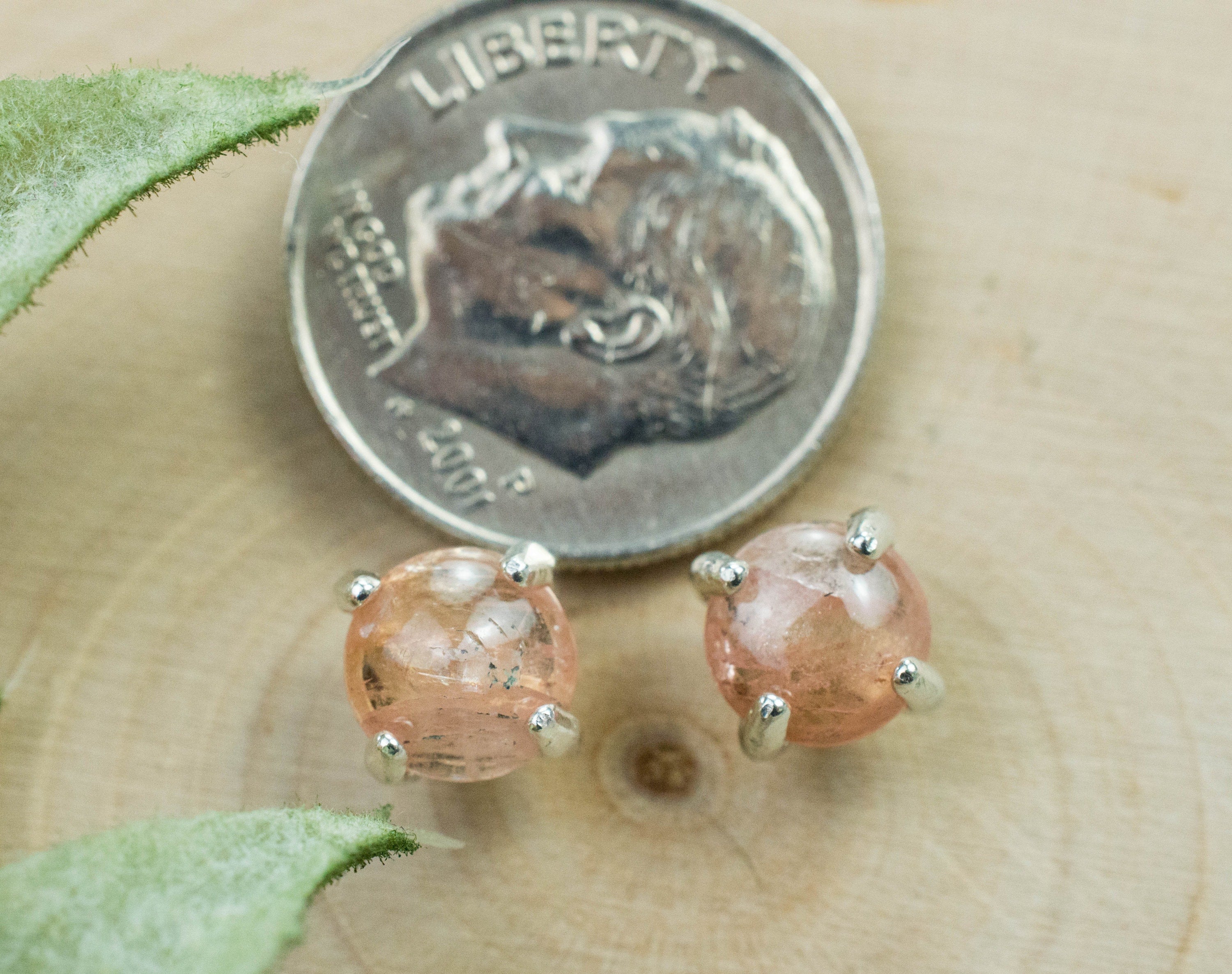 Clinozoisite Earrings, Genuine Untreated Afghanistan Clinozoisite; 1.480cts - Mark Oliver Gems