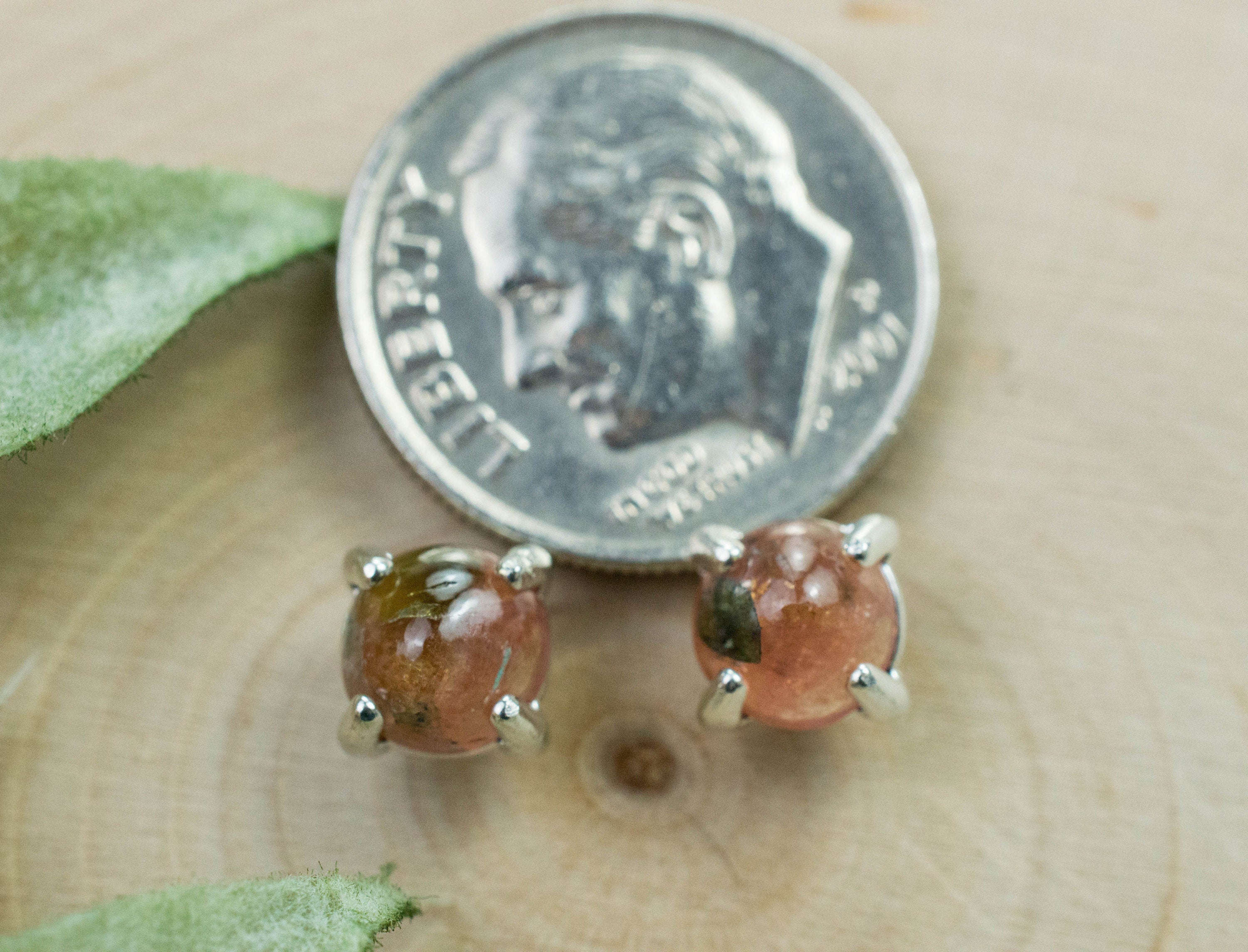 Clinozoisite Earrings, Genuine Untreated Afghanistan Clinozoisite; 1.500cts - Mark Oliver Gems