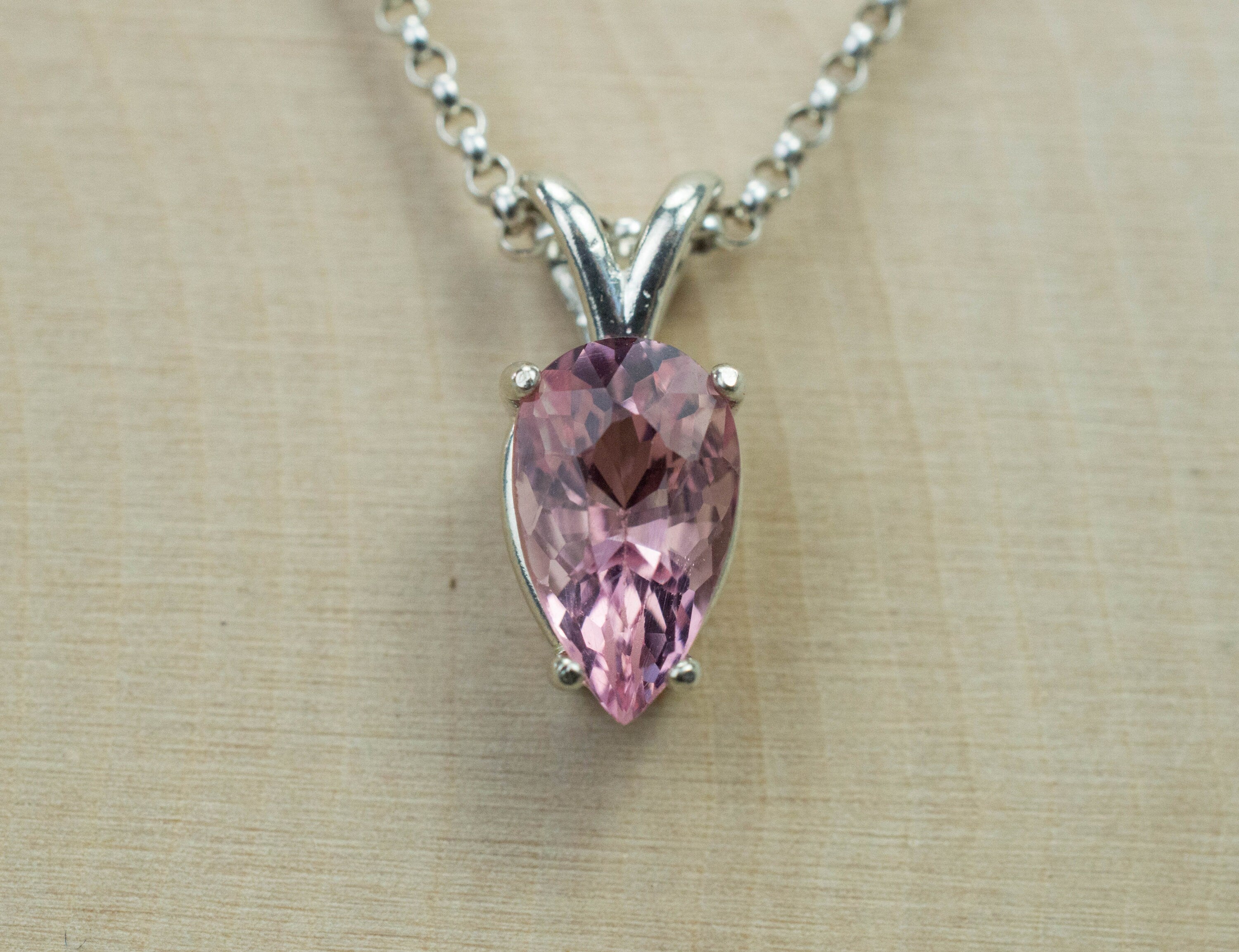 Morganite Pendant; Genuine Untreated Nigeria Morganite; 1.830cts - Mark Oliver Gems