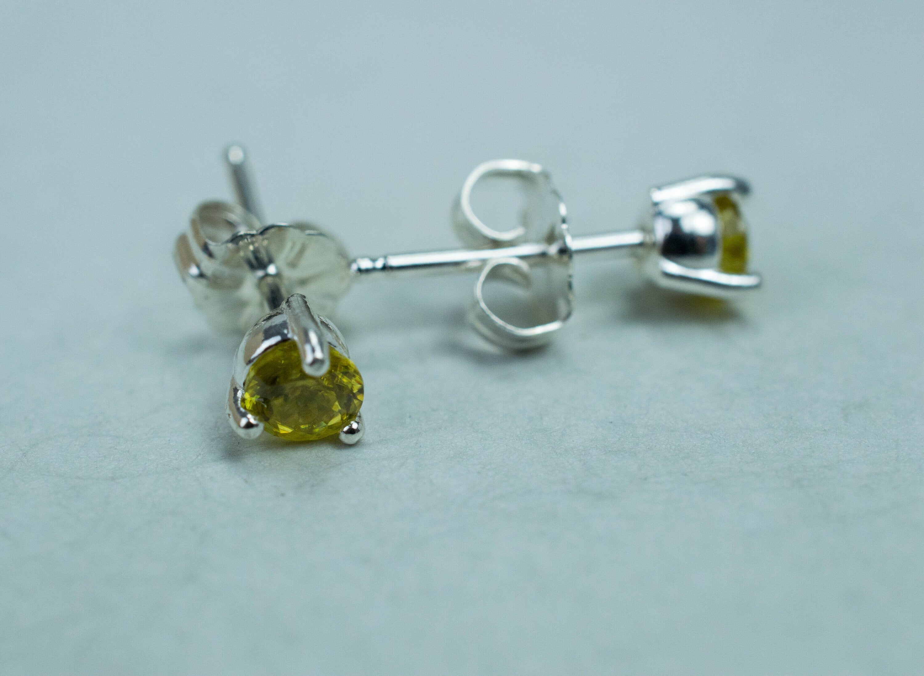 Sphene Earrings, Natural Untreated Pakistan Sphene; 0.560cts