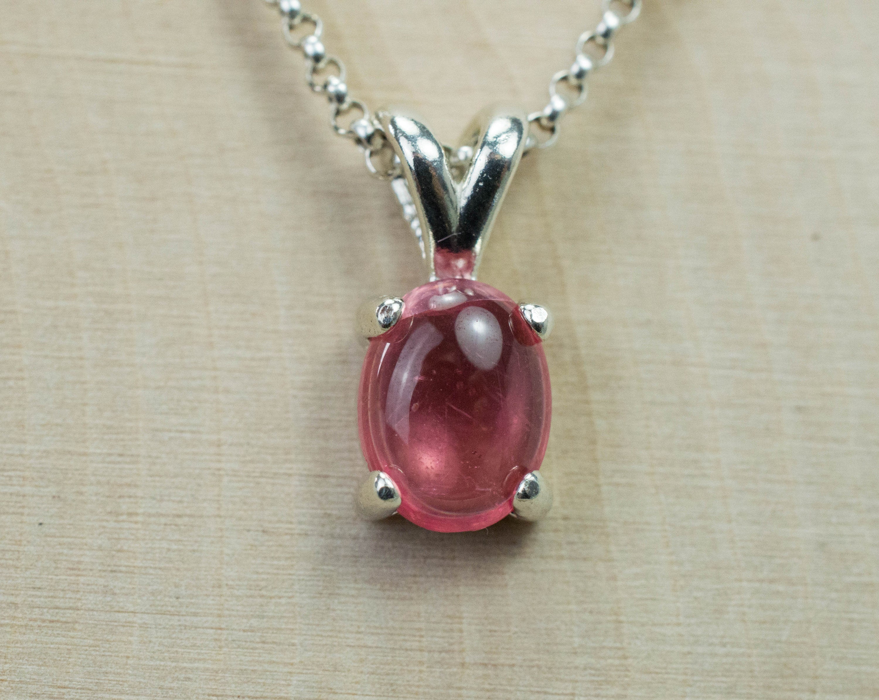 Rhodochrosite Pendant; Genuine Untreated USA Sweet Home Rhodochrosite; 1.920cts - Mark Oliver Gems