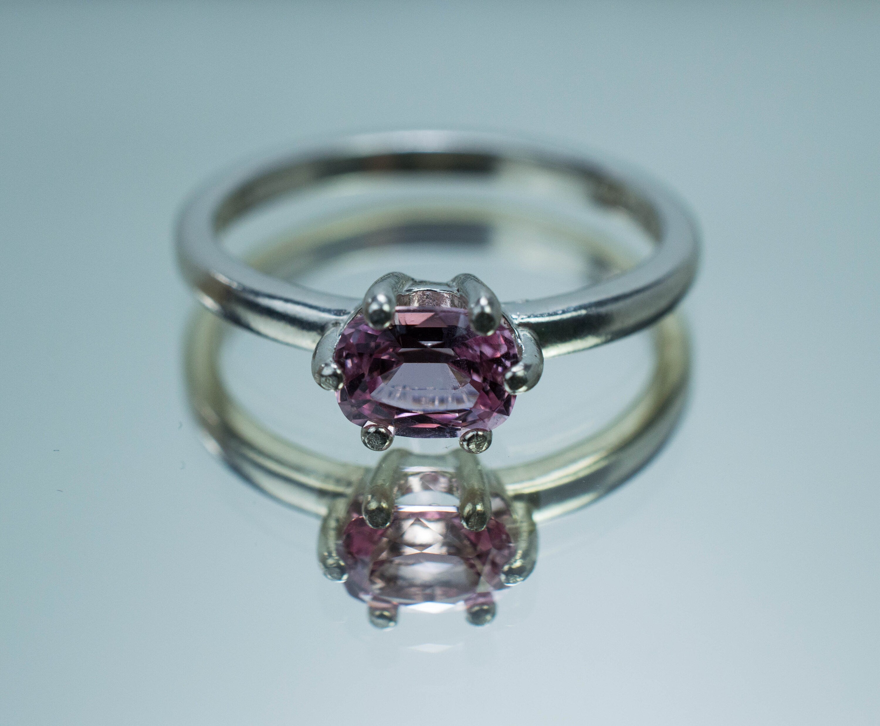 Pink Spinel Ring, Natural Untreated Vietnam Spinel; 0.800cts