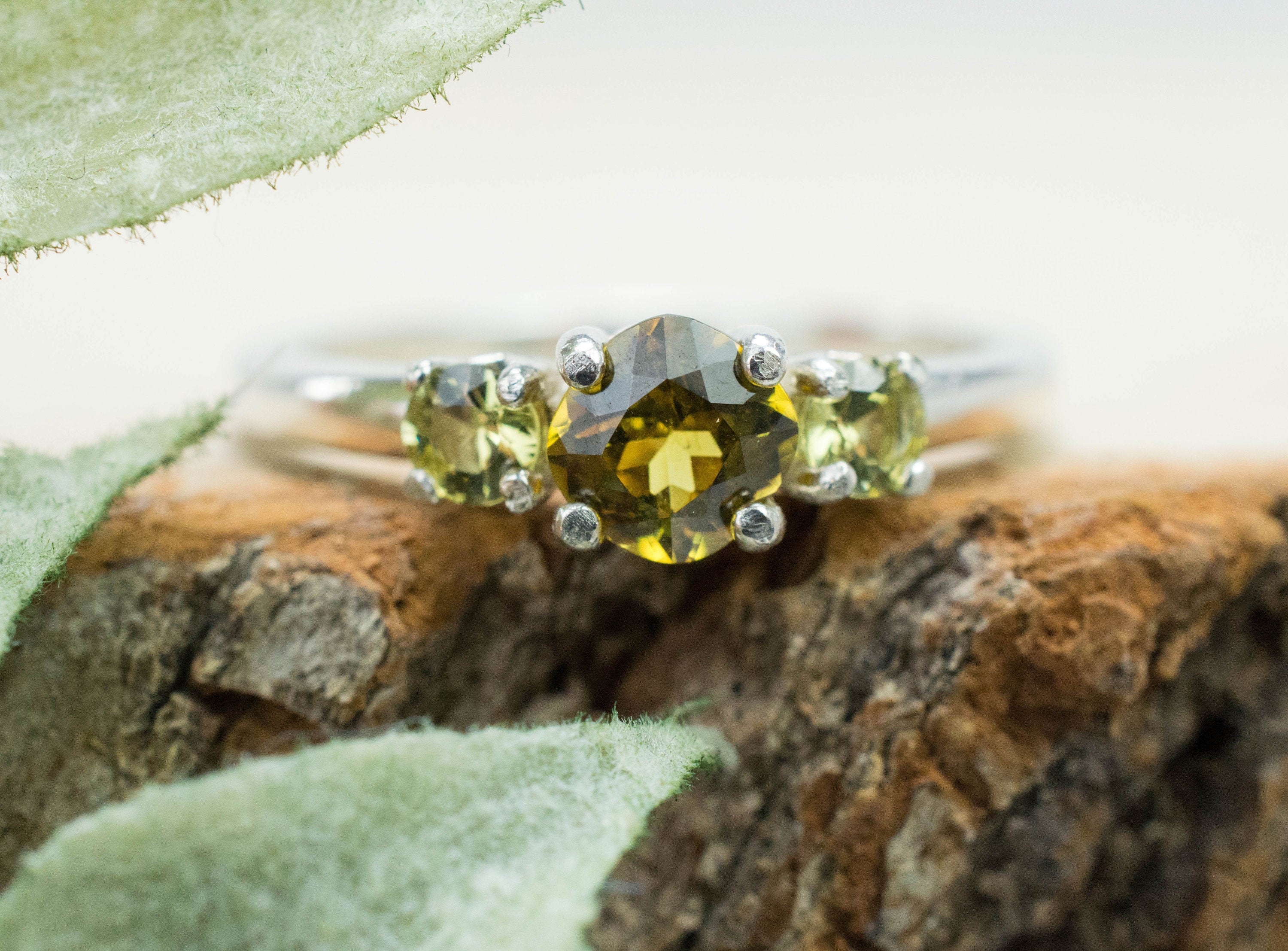 Mali Garnet Ring, Natural Untreated Garnets