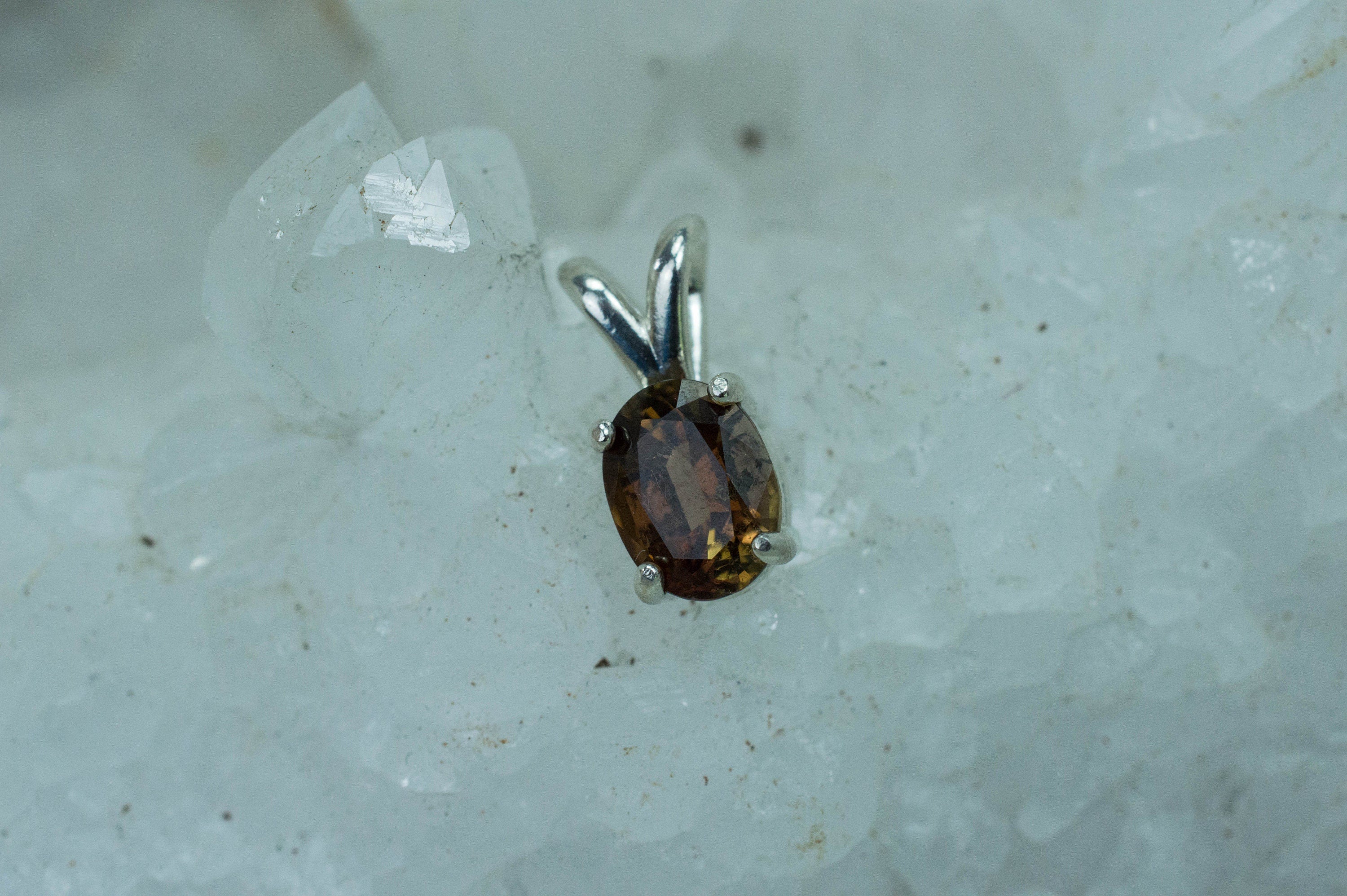 Axinite Pendant, Natural Untreated Pakistan Axinite; 1.310cts - Mark Oliver Gems