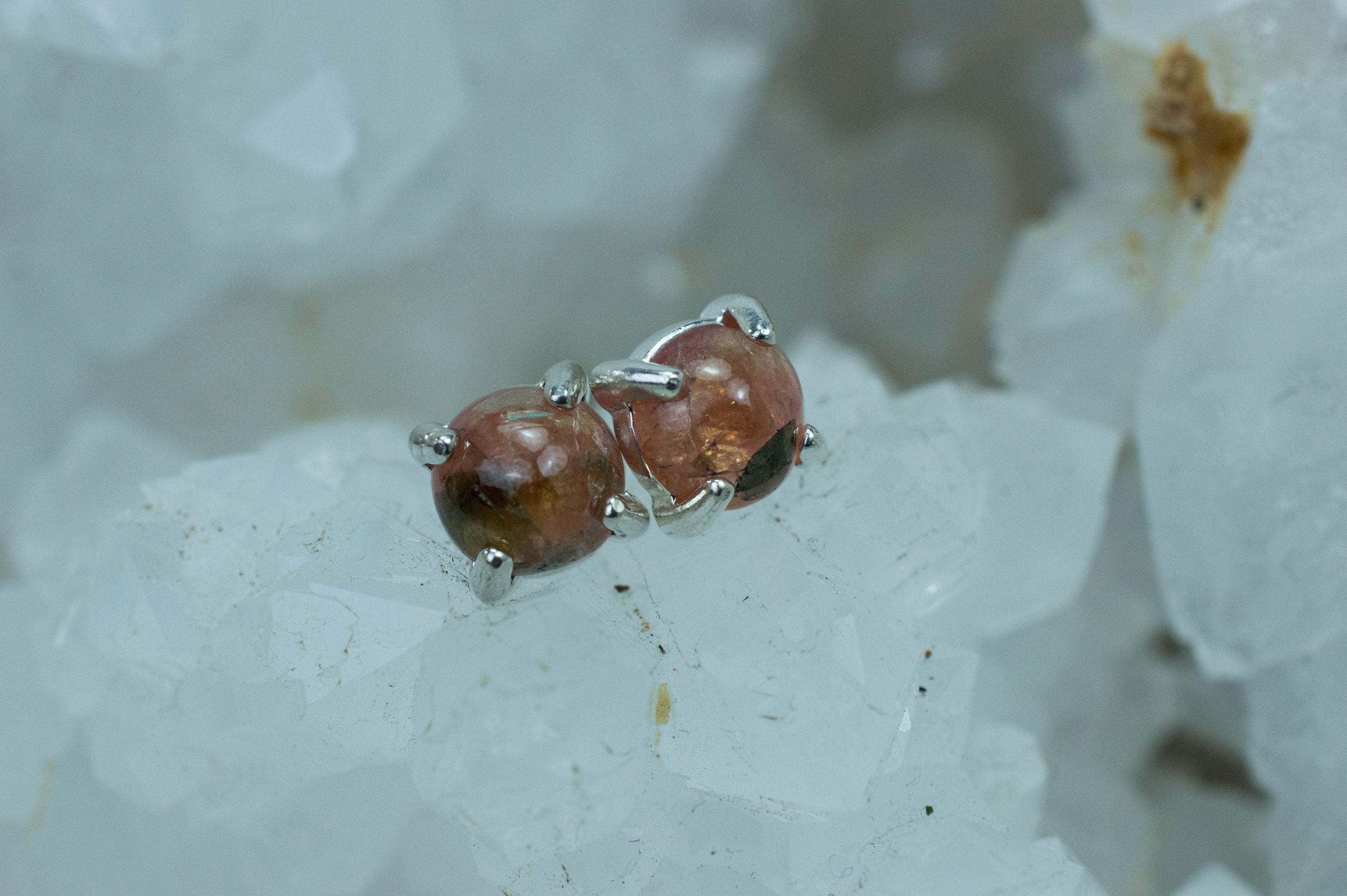 Clinozoisite Earrings, Genuine Untreated Afghanistan Clinozoisite; 1.500cts - Mark Oliver Gems