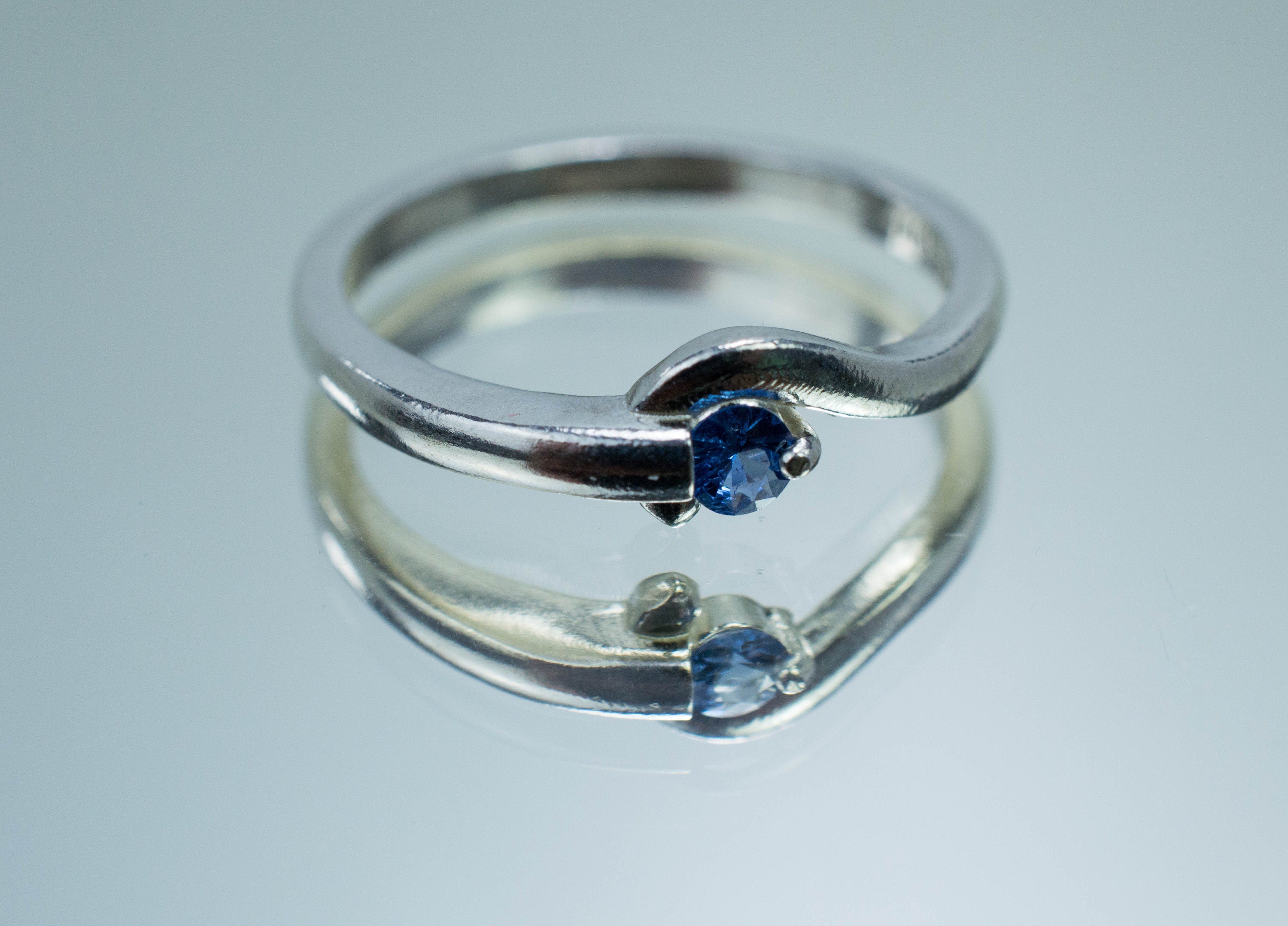 Cobalt Spinel Ring, Natural Untreated Vietnam Blue Spinel