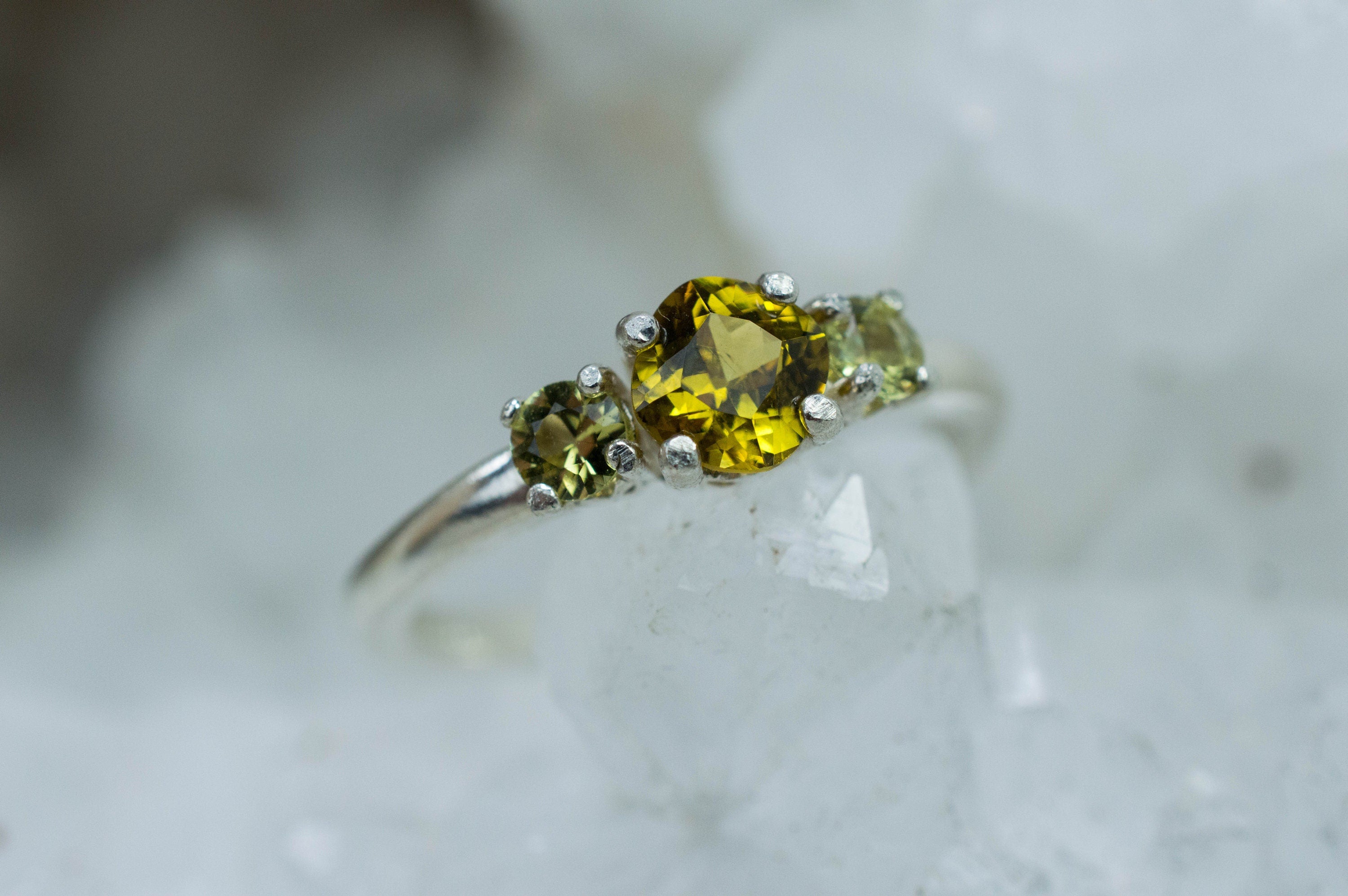 Mali Garnet Ring, Natural Untreated Garnets