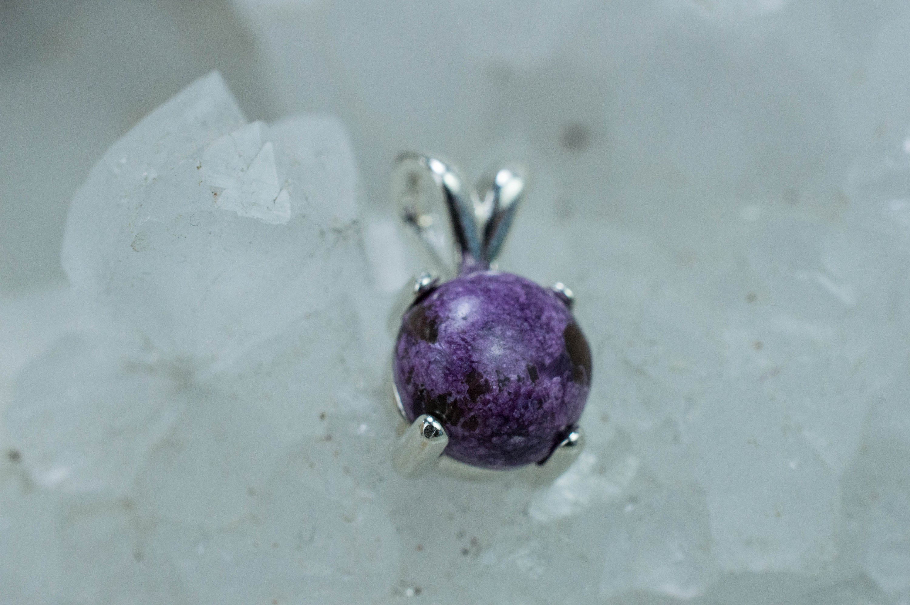 Atlantisite outlet and Amethyst Pendant