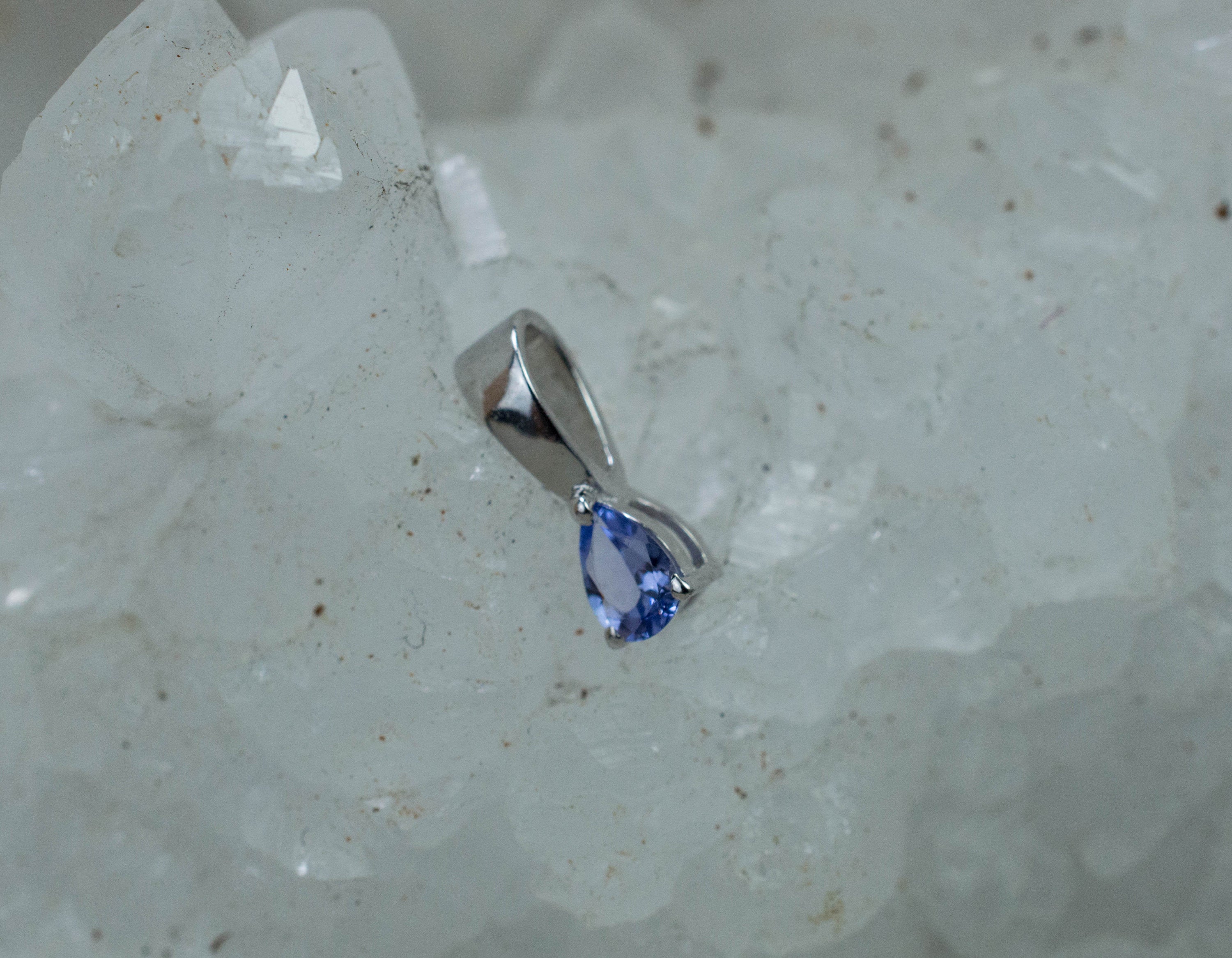 Tanzanite Pendant; Natural Tanzania Tanzanite; 0.150cts