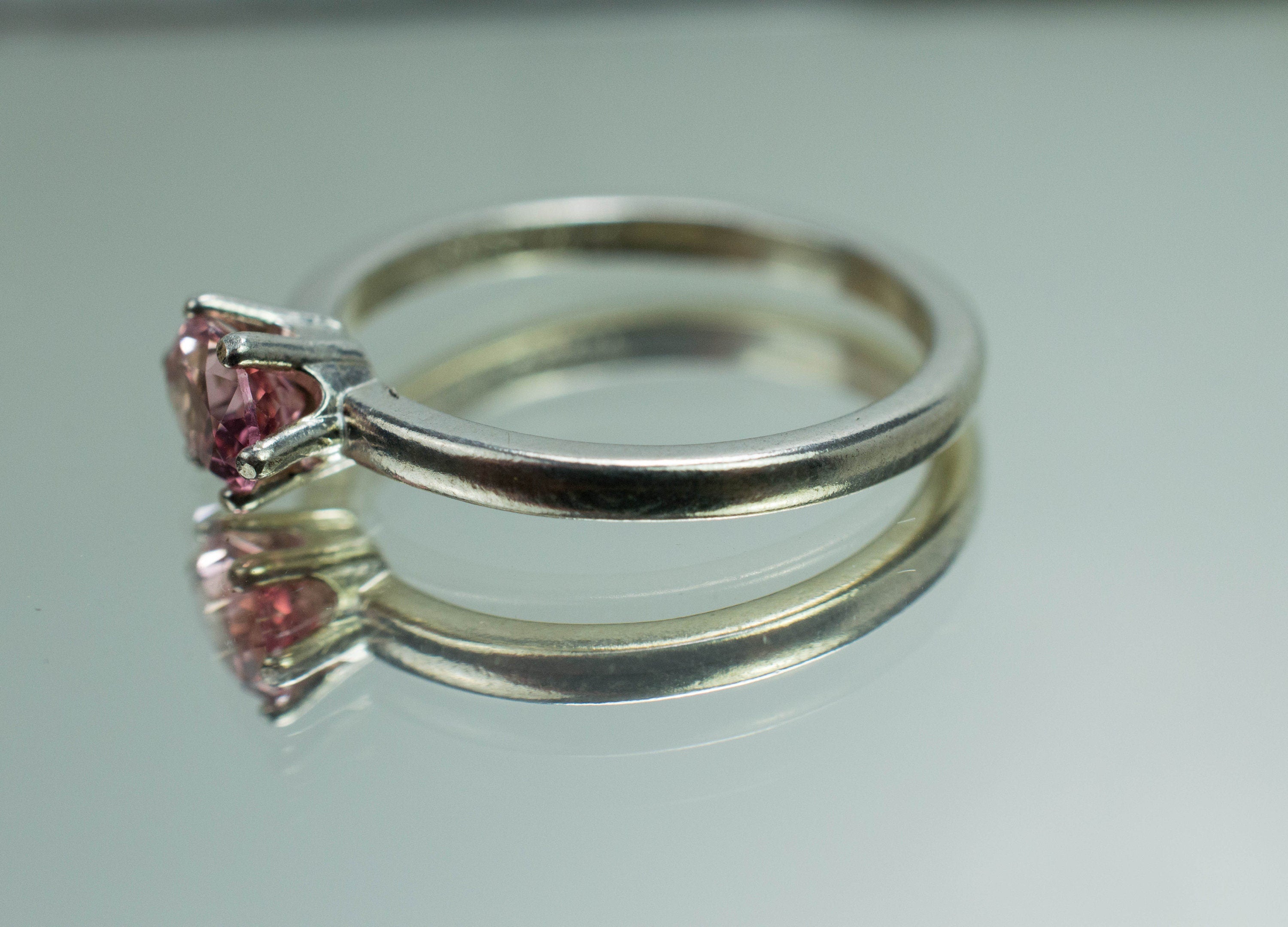 Pink Tourmaline Ring, Genuine Untreated San Diego Tourmaline; 0.575cts