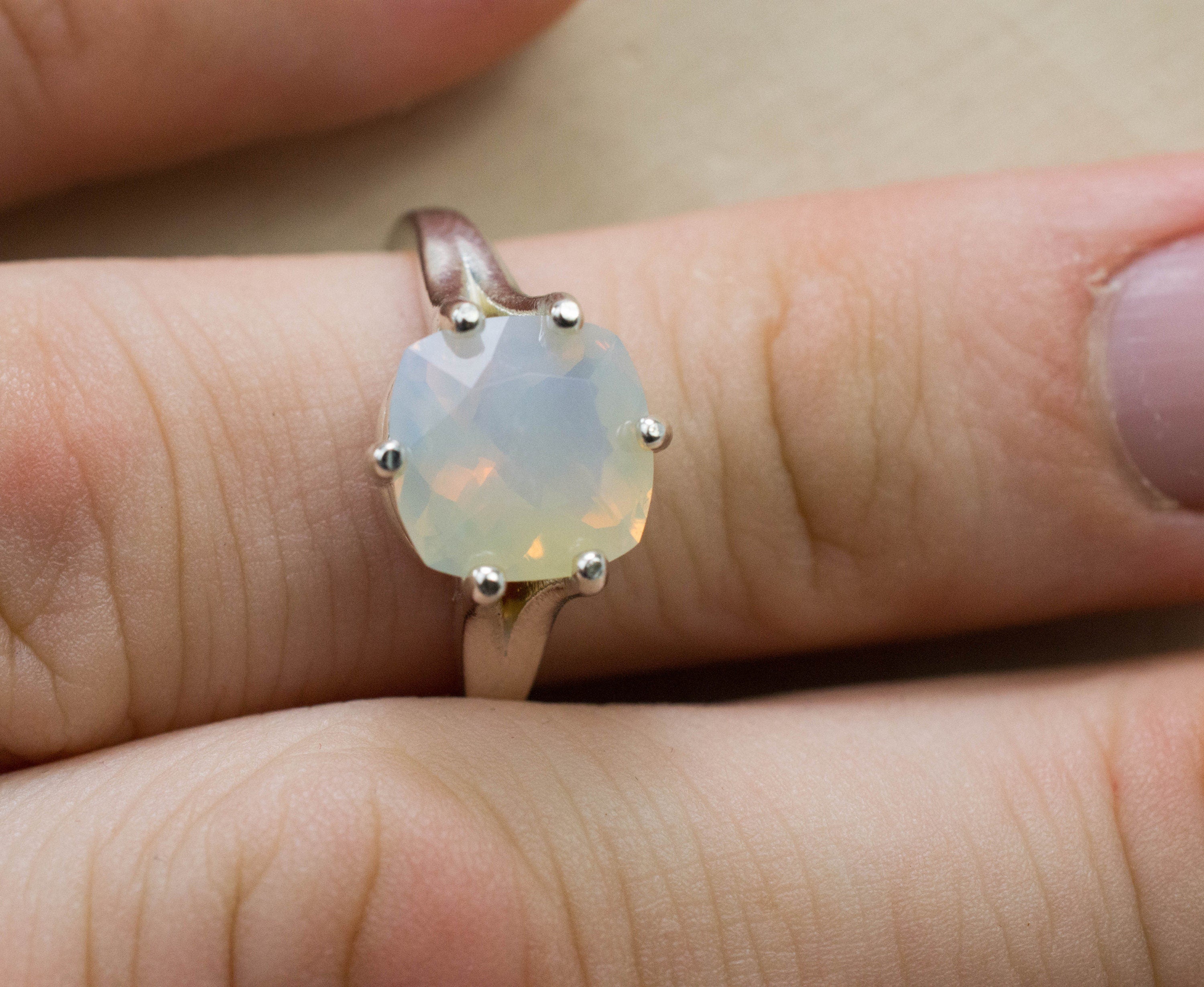 Opal Ring, Natural Untreated Australia Opal; 2.405cts