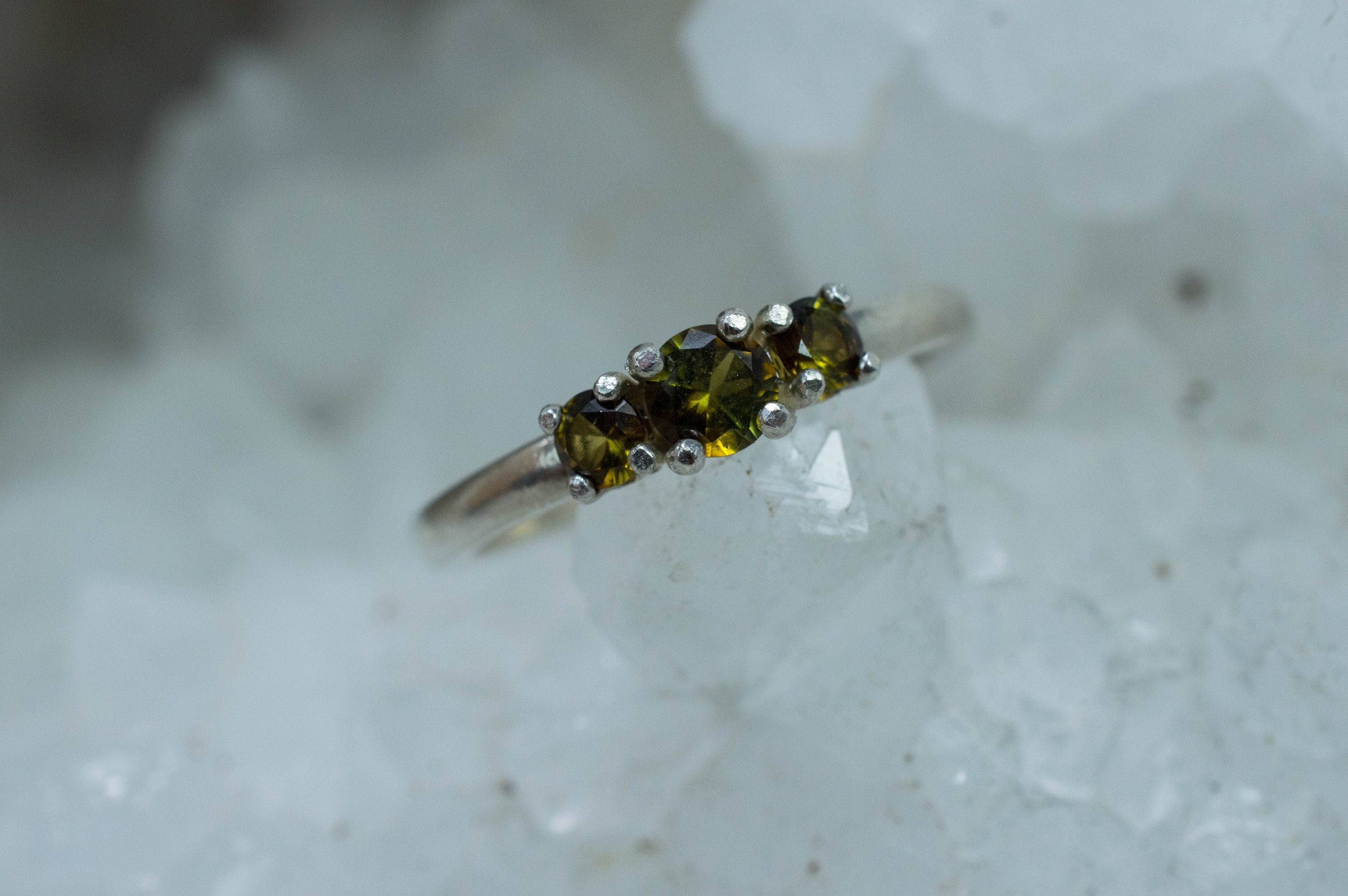 Tourmaline Ring; Genuine Untreated Brazil Dravite Tourmaline; 0.430cts