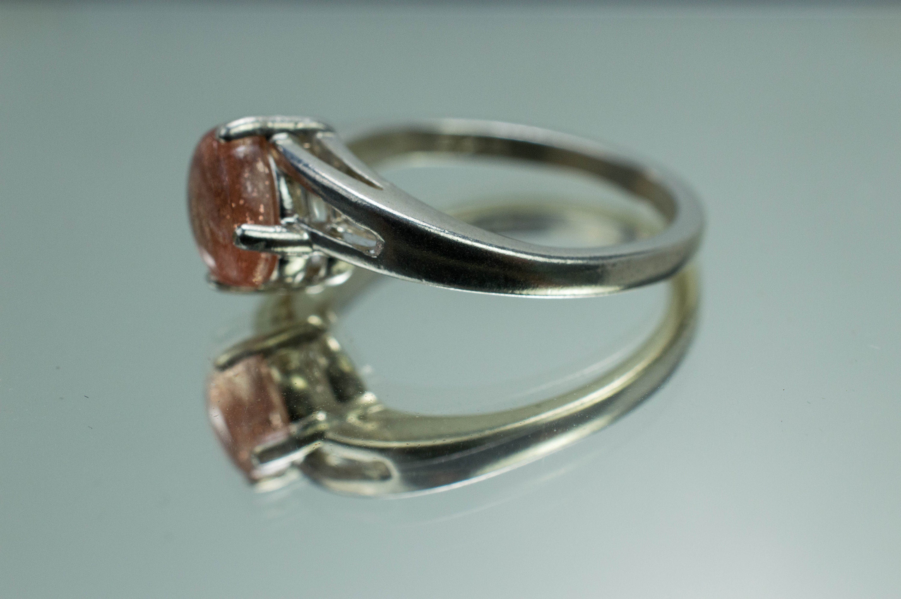 Oregon Sunstone Ring; Natural Untreated USA Sunstone; 1.280cts