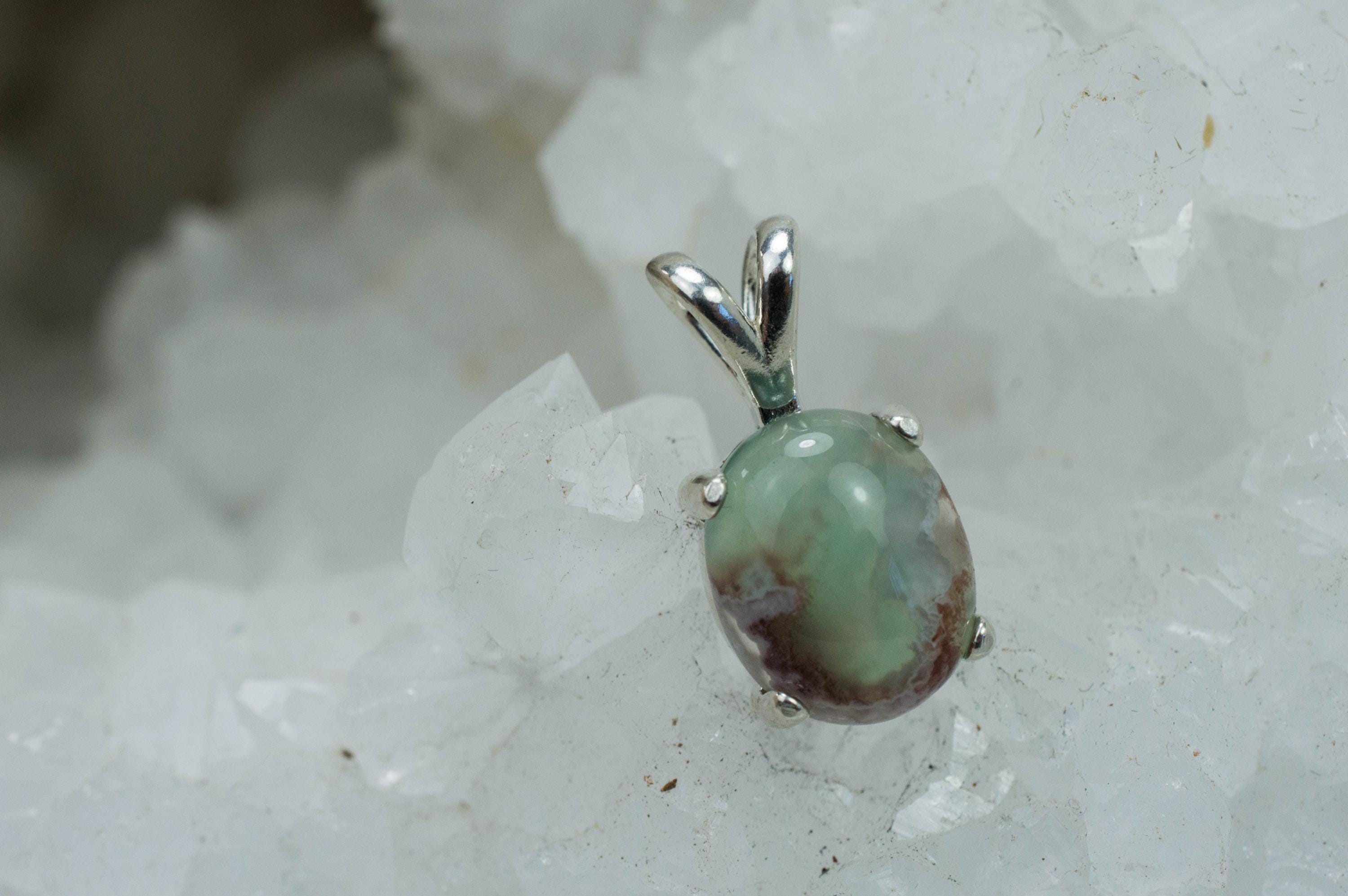 Aquaprase Pendant; Genuine Untreated African Aquaprase™; 4.225cts