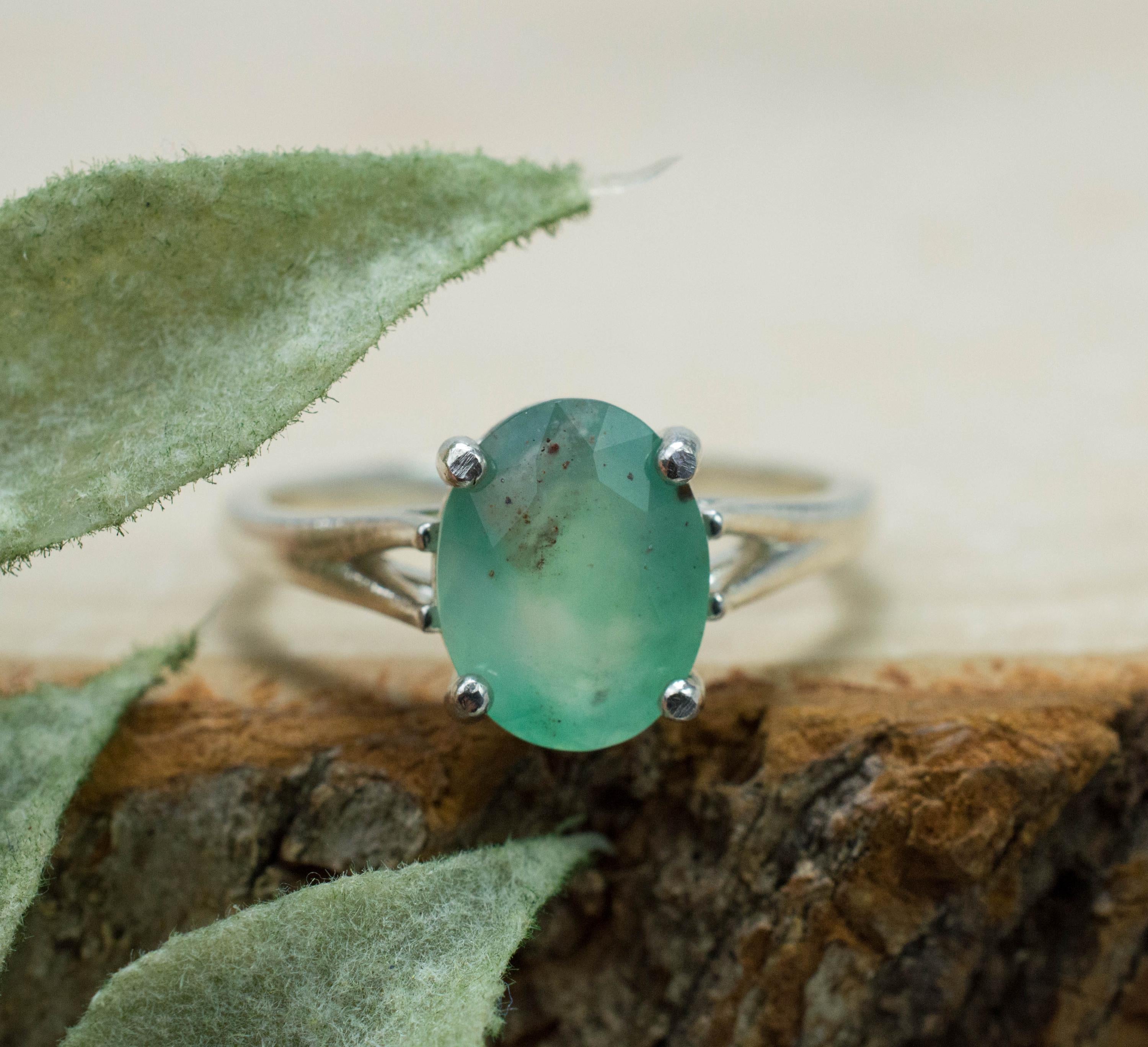 Aquaprase Ring, Natural Untreated African Aquaprase™; 1.830cts