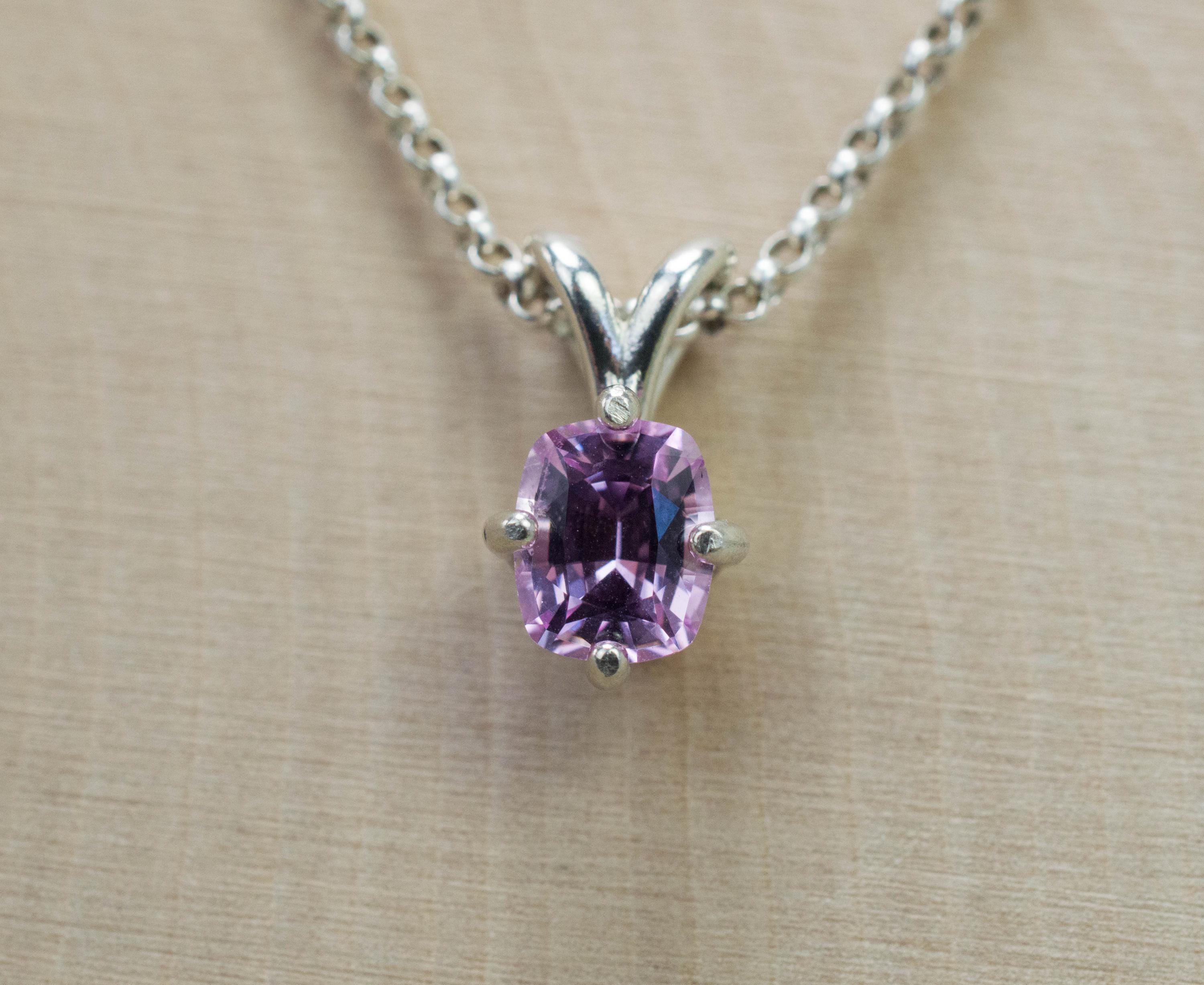 Pink Spinel Pendant; Genuine Untreated Vietnam Spinel; 1.040cts