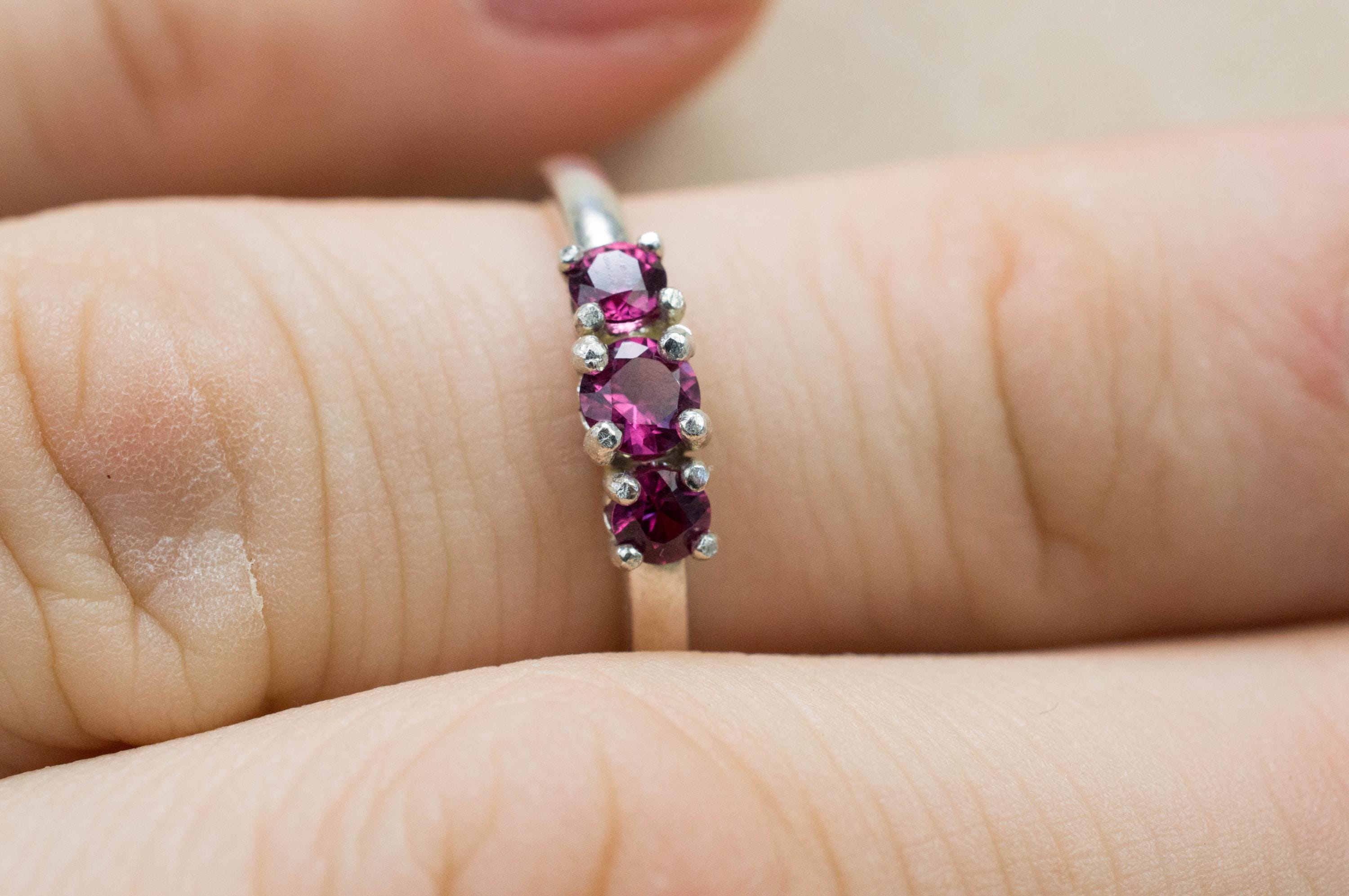 Ruby Ring; Natural Thailand Ruby; 0.500cts