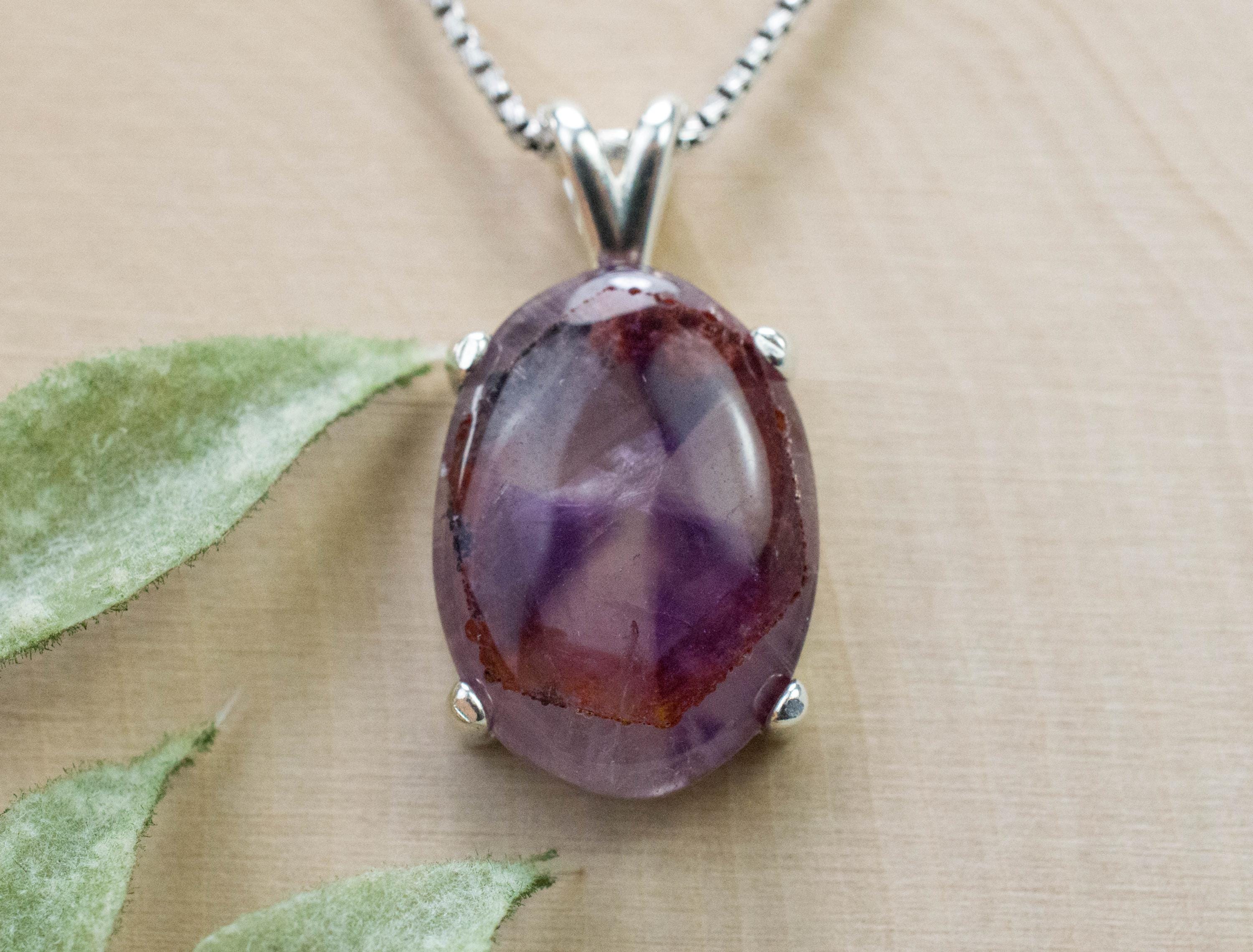 Trapiche Amethyst Pendant, Natural Untreated Brazil Amethyst; 11.370cts