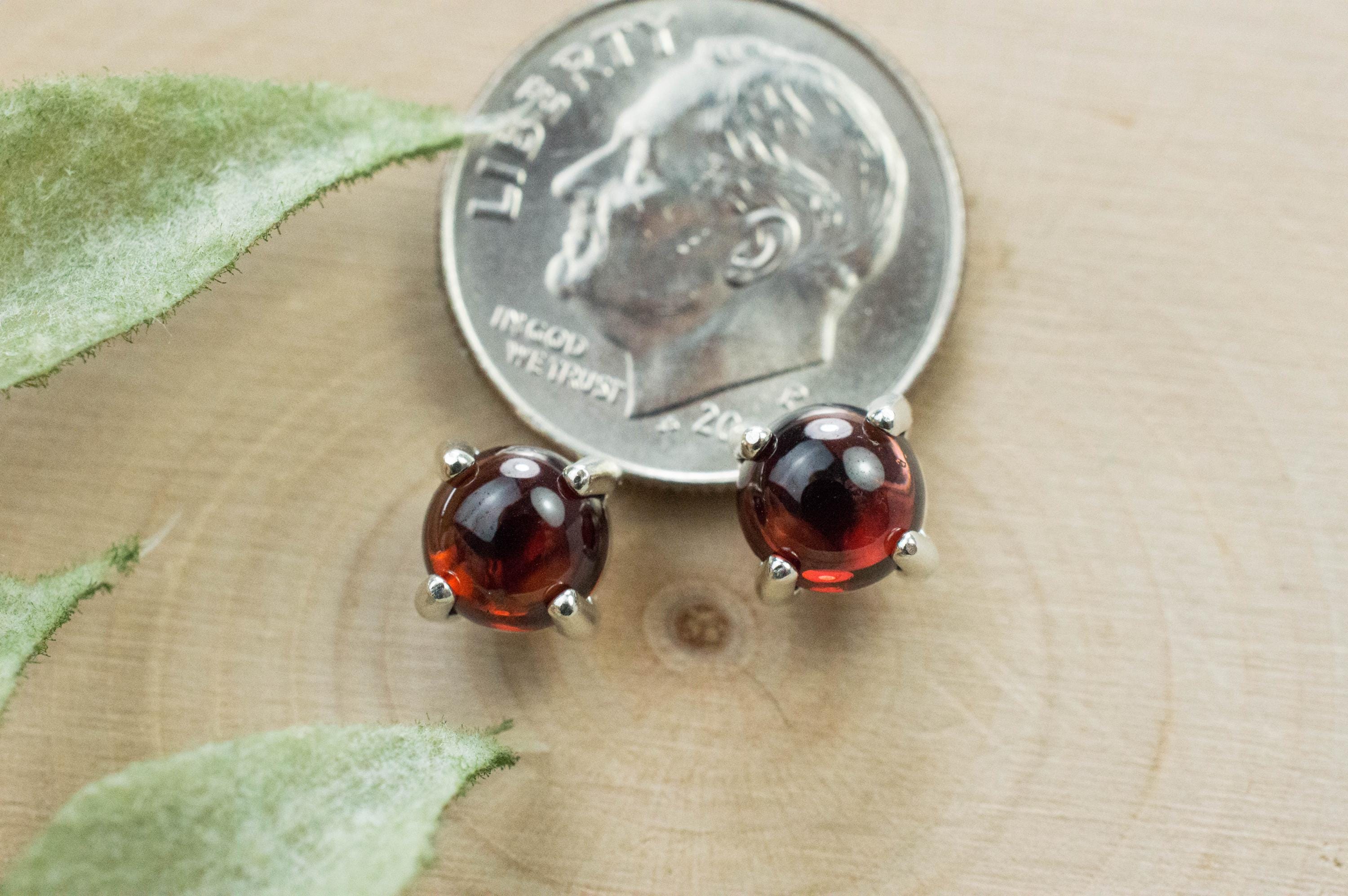 Pyrope Garnet Earrings; Genuine Untreated Mozambique Pyrope Garnet; 2.060cts