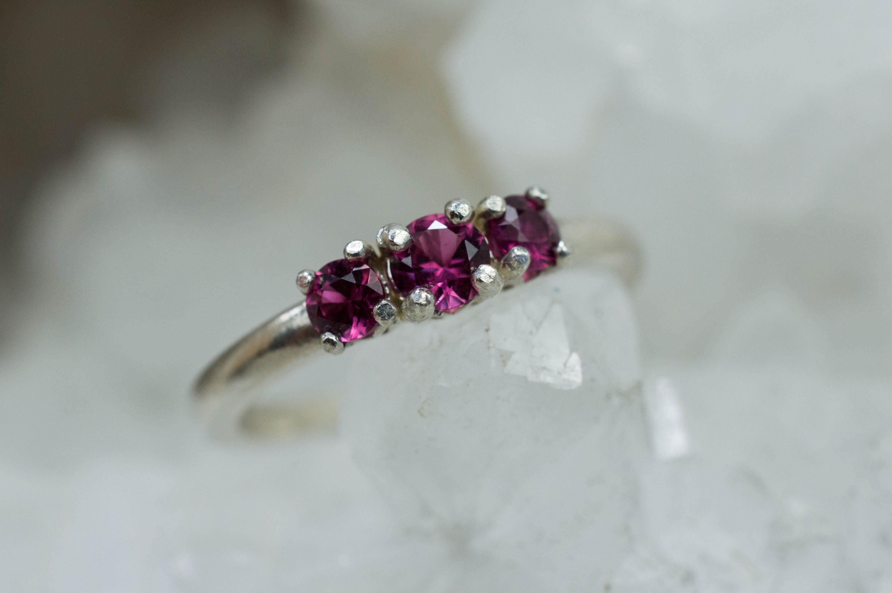 Ruby Ring; Natural Thailand Ruby; 0.500cts