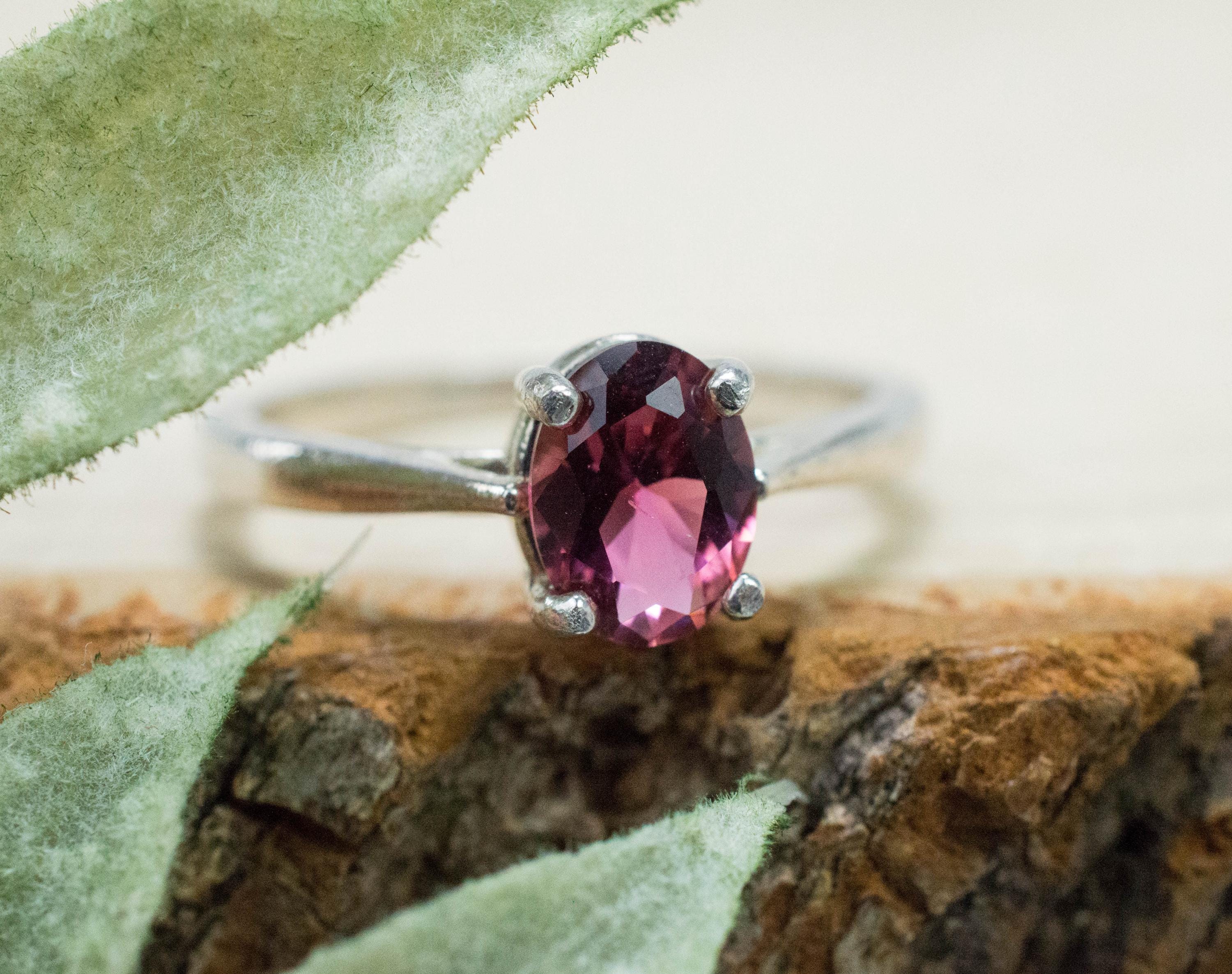 Pink Tourmaline Ring, Natural Untreated Brazil Tourmaline; 0.745cts