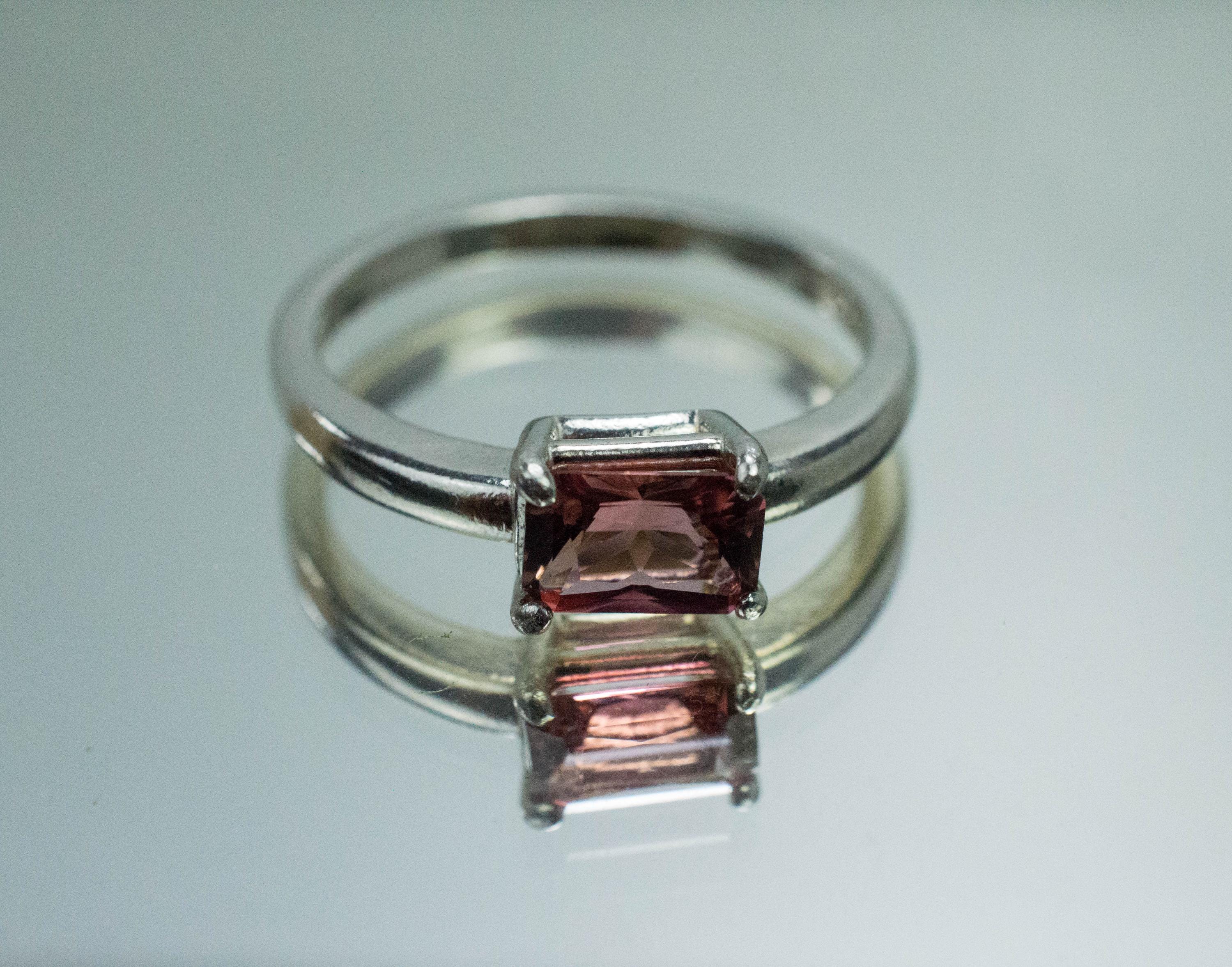 Pink Tourmaline Ring, Natural Untreated Brazil Tourmaline; 0.665cts