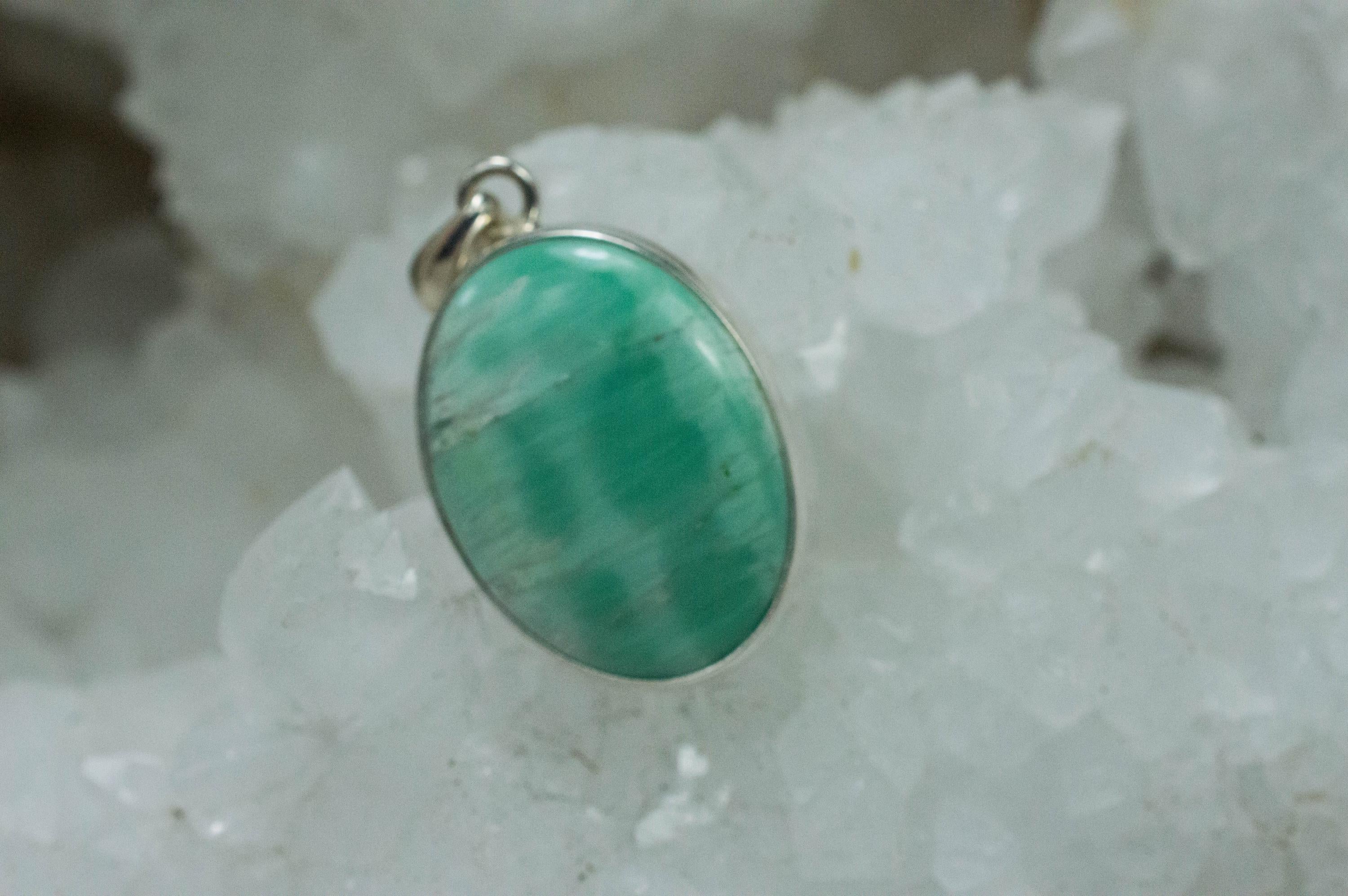 Variscite Pendant, Natural Untreated Australia Variscite