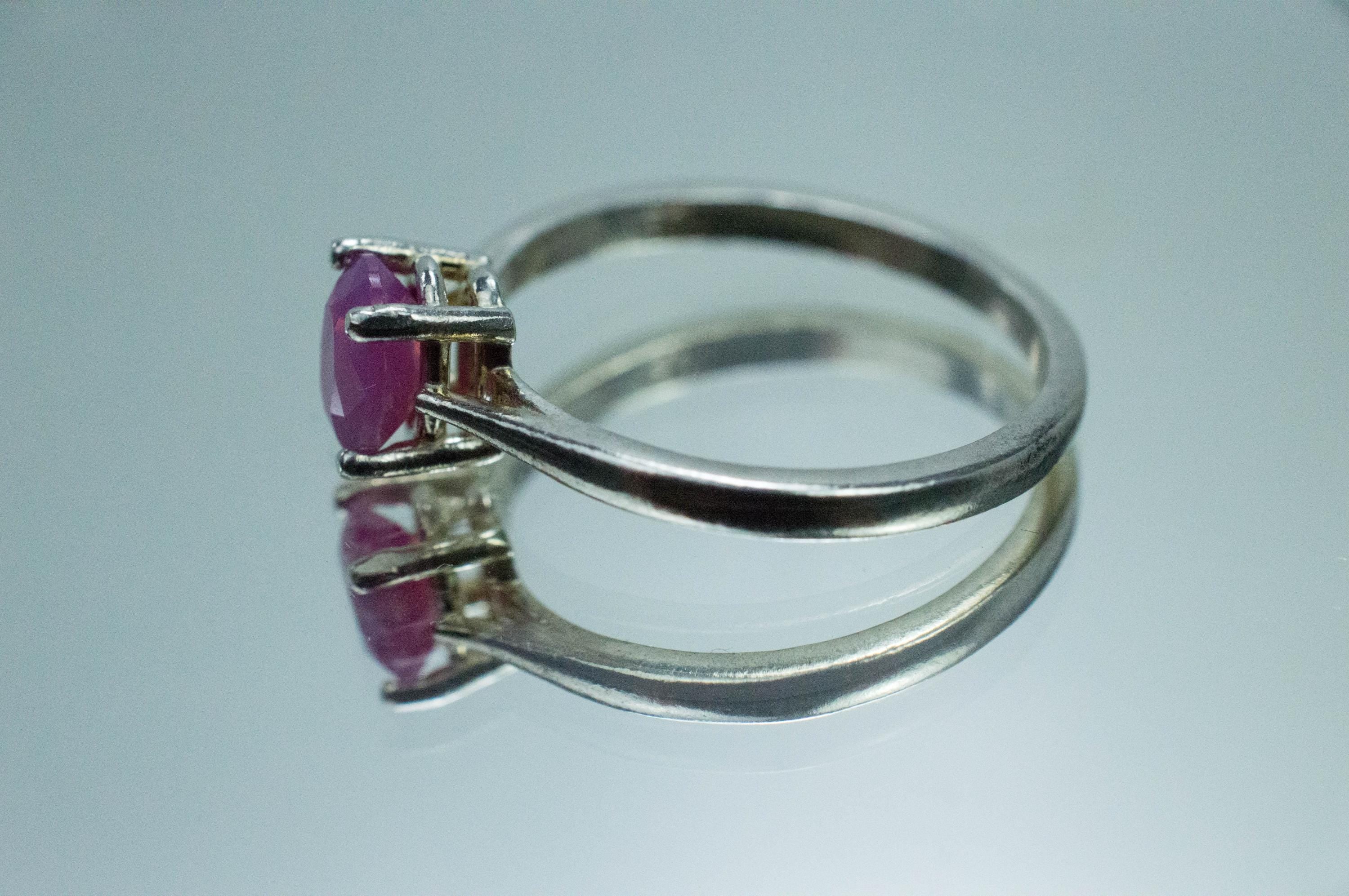 Pink Sapphire Ring, Natural Untreated Vietnam Sapphire; 1.020cts