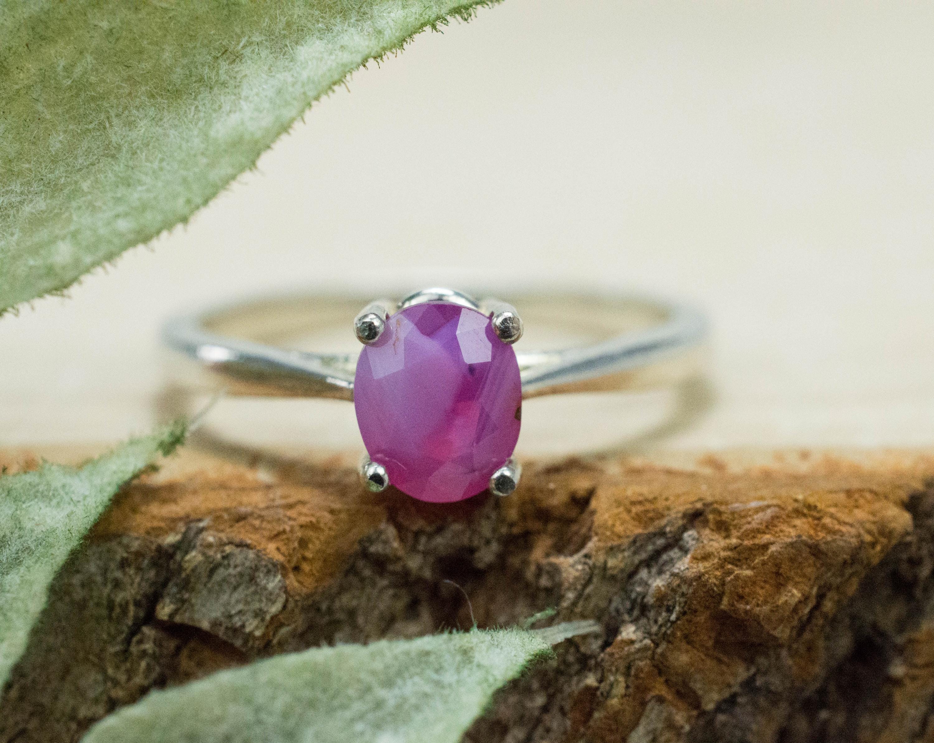 Pink Sapphire Ring, Natural Untreated Vietnam Sapphire; 1.020cts