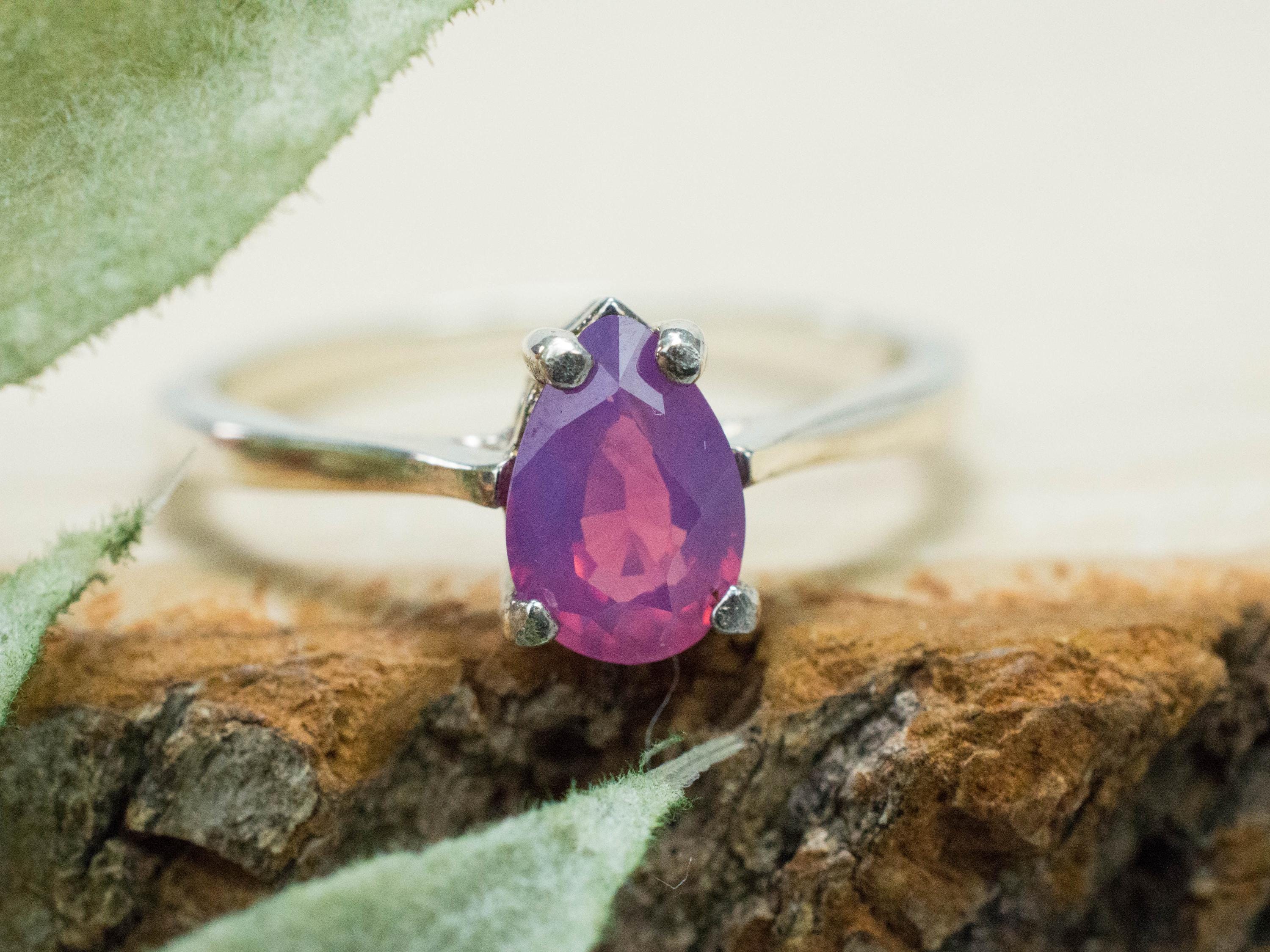 Pink Sapphire Ring, Natural Untreated Vietnam Sapphire; 1.010cts