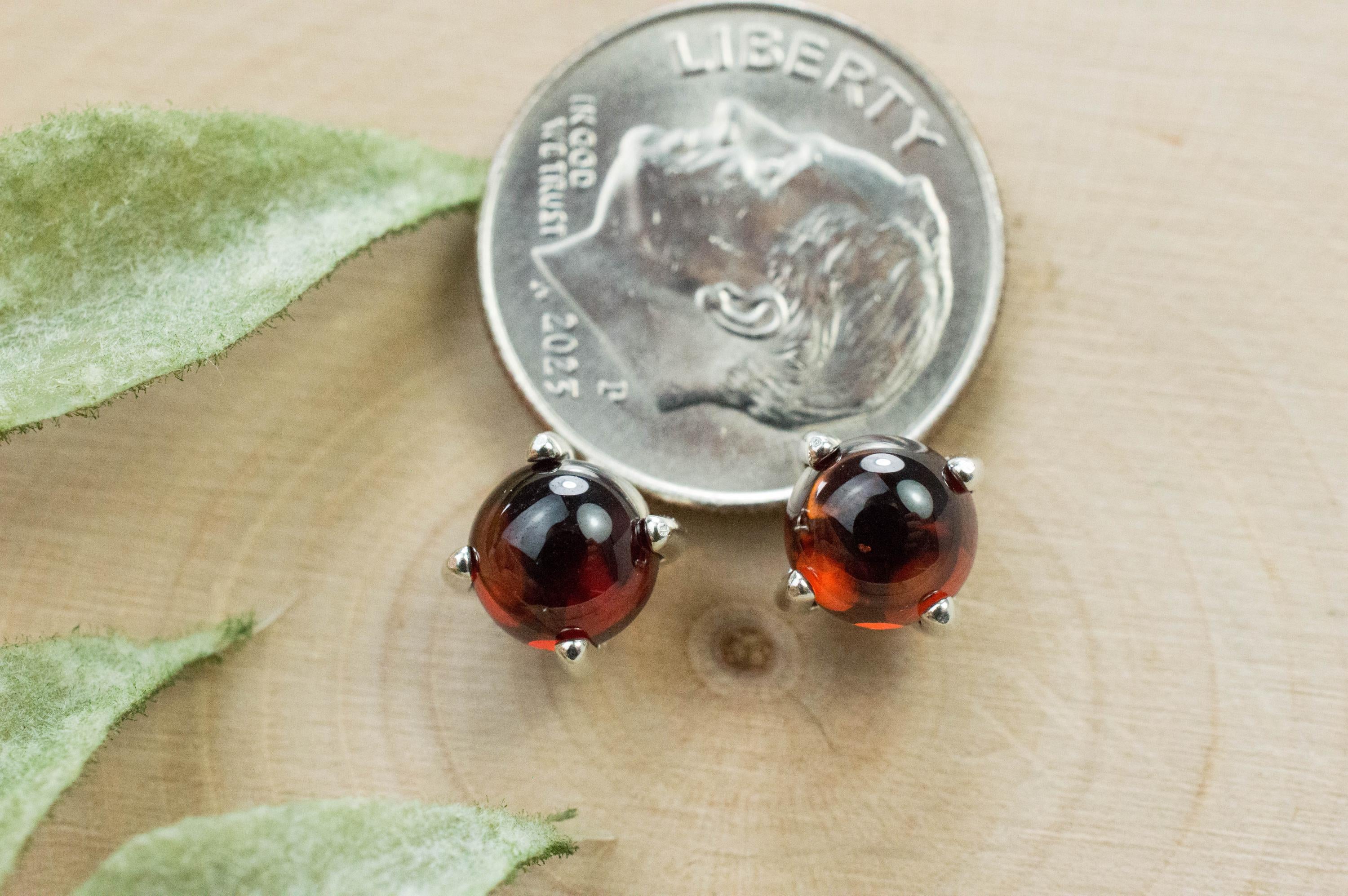 Pyrope Garnet Earrings; Genuine Untreated Mozambique Pyrope Garnet; 2.860cts