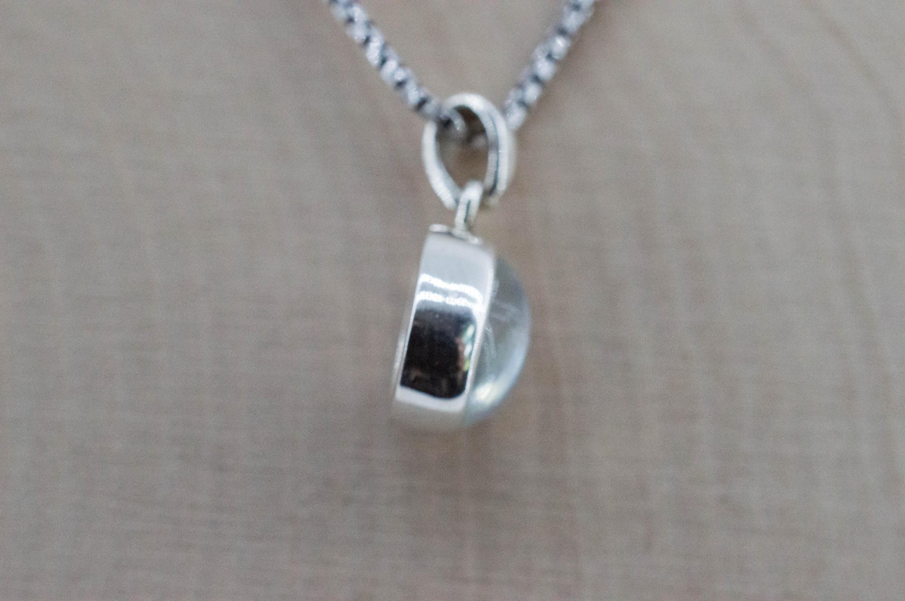 Rainbow Moonstone Pendant, Natural Untreated India Moonstone; 6.435cts - Mark Oliver Gems