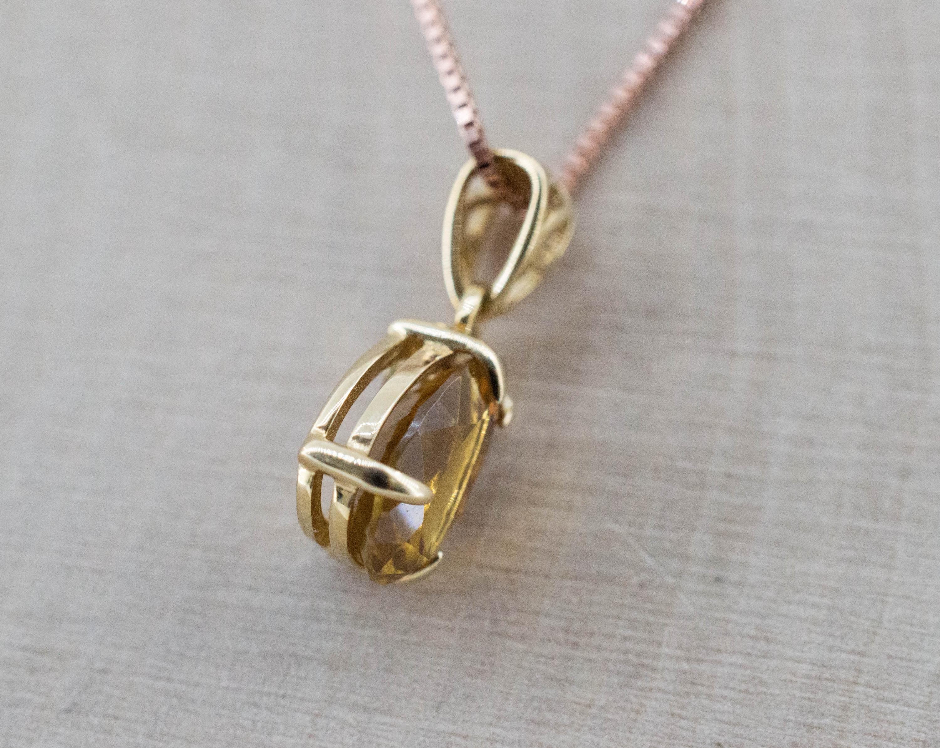 Orange Sapphire Pendant; Natural Untreated Tanzania Umba Sapphire; 1.235cts - Mark Oliver Gems