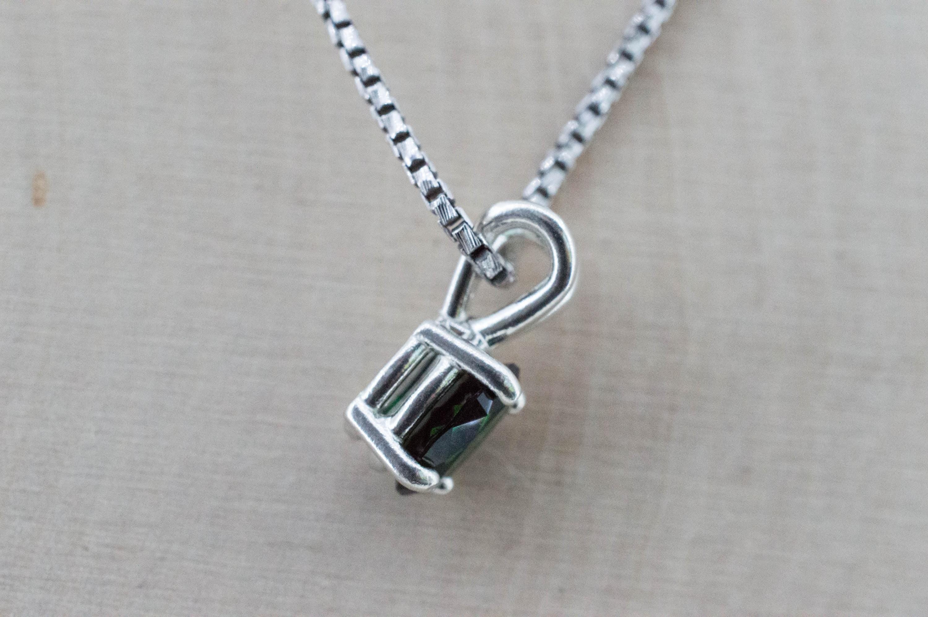 Chrome Tourmaline Pendant, Natural Untreated Tanzania Tourmaline; 1.030cts - Mark Oliver Gems