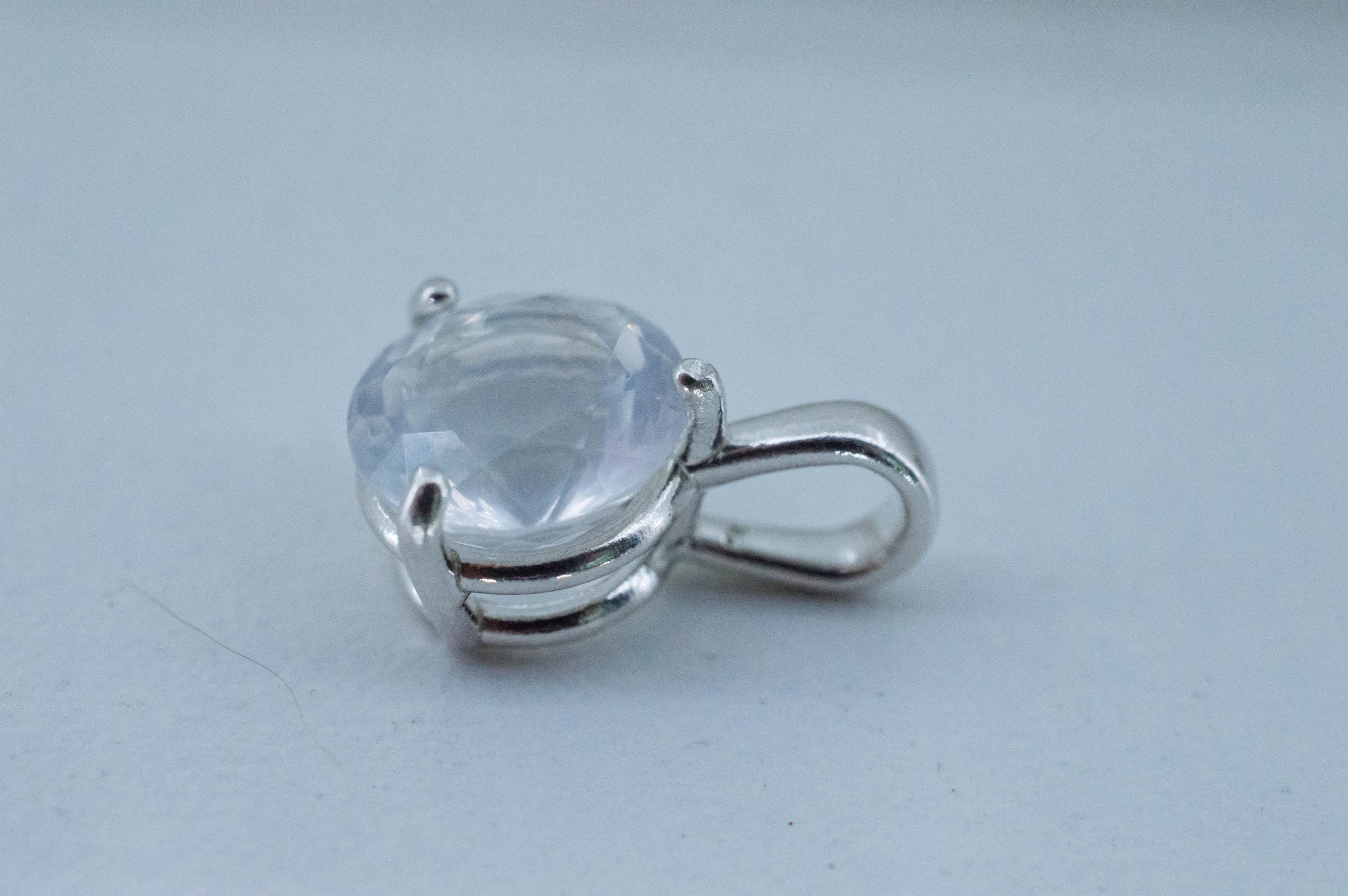 Moon Quartz Pendant, Natural Untreated Brazil Quartz; 2.430cts - Mark Oliver Gems