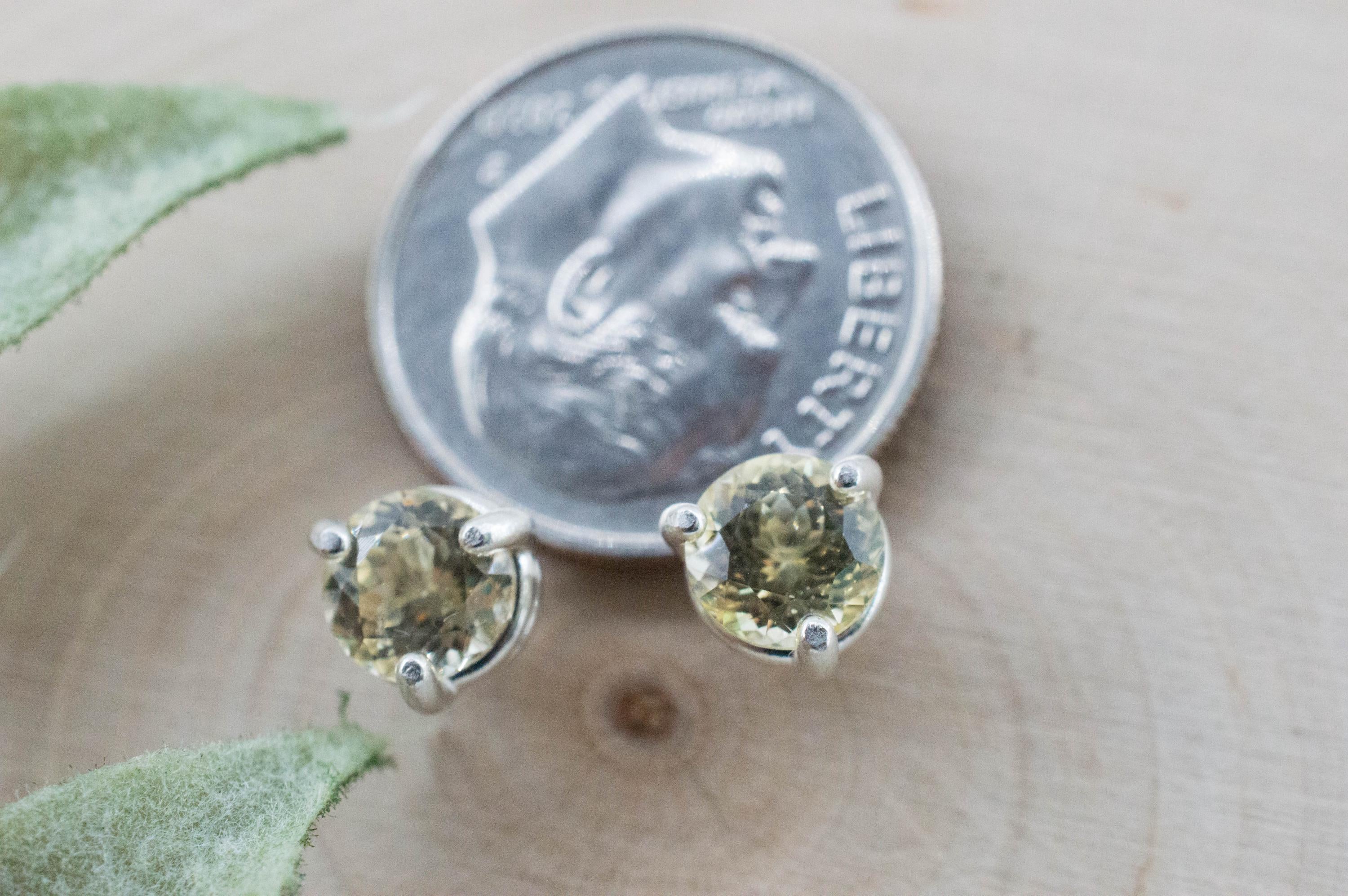 Yellow Sapphire Earrings, Natural Untreated Sri Lanka Sapphire; 1.800cts - Mark Oliver Gems