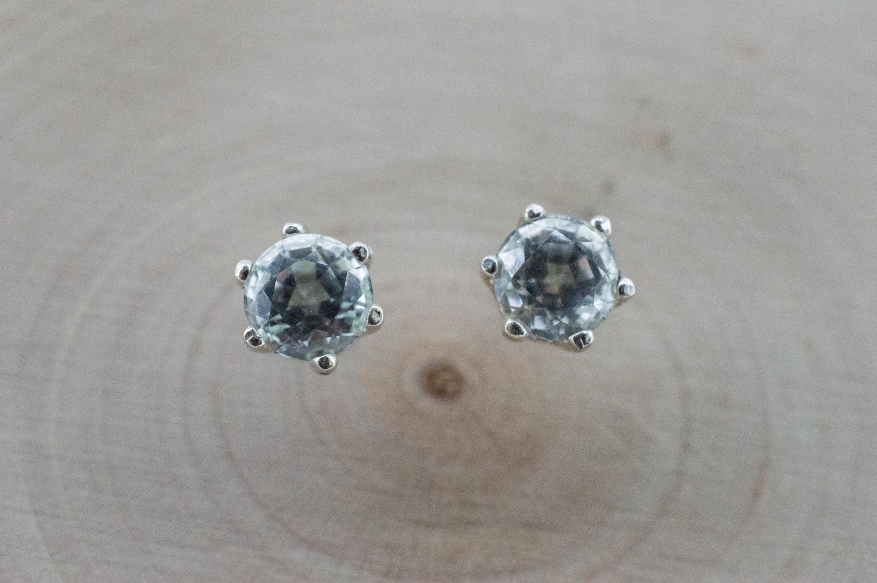 Achroite Tourmaline Earrings; Natural Untreated Namibia Colorless Tourmaline; 1.500cts - Mark Oliver Gems