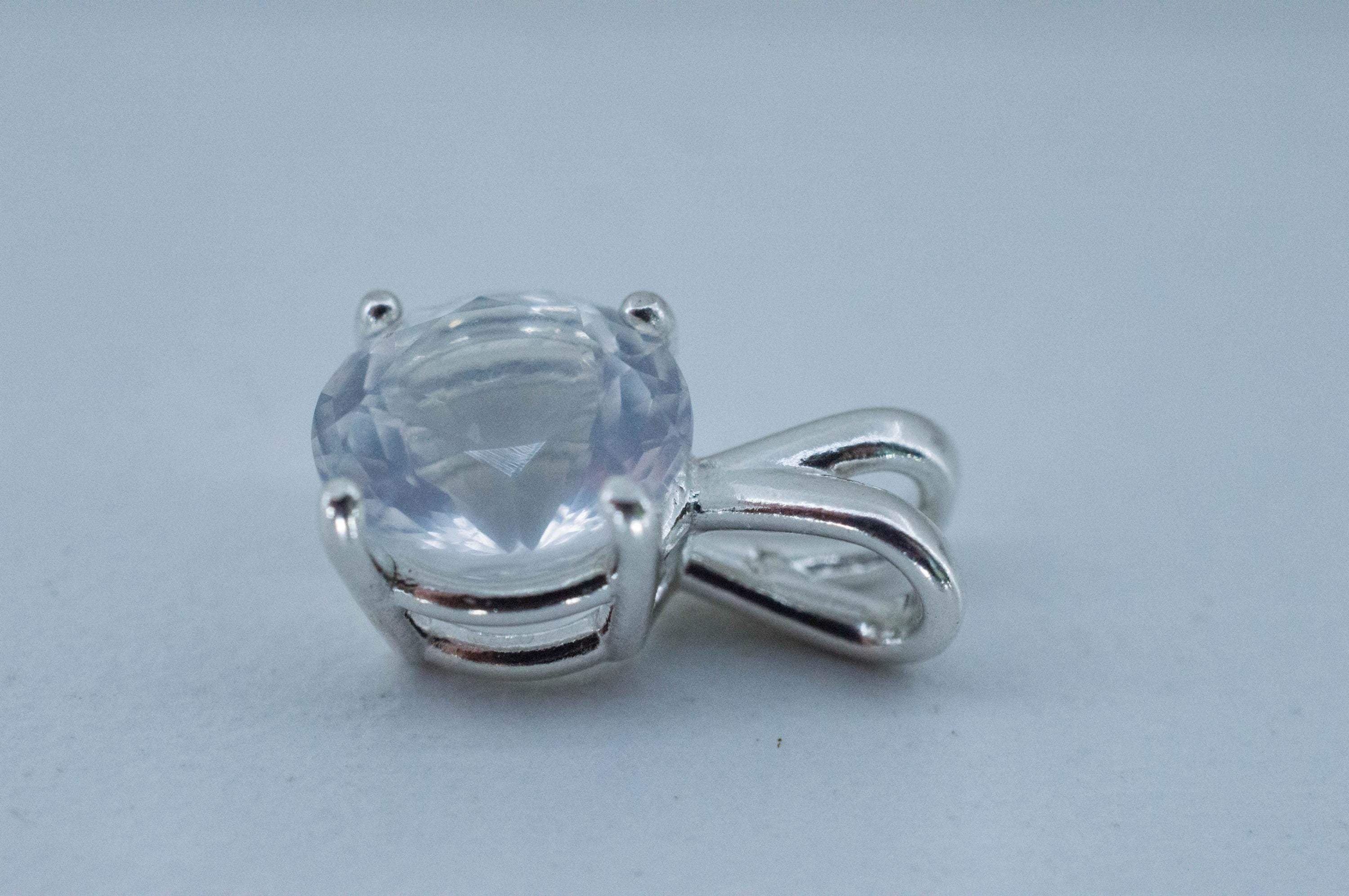 Moon Quartz Pendant, Natural Untreated Brazil Quartz; 2.690cts - Mark Oliver Gems