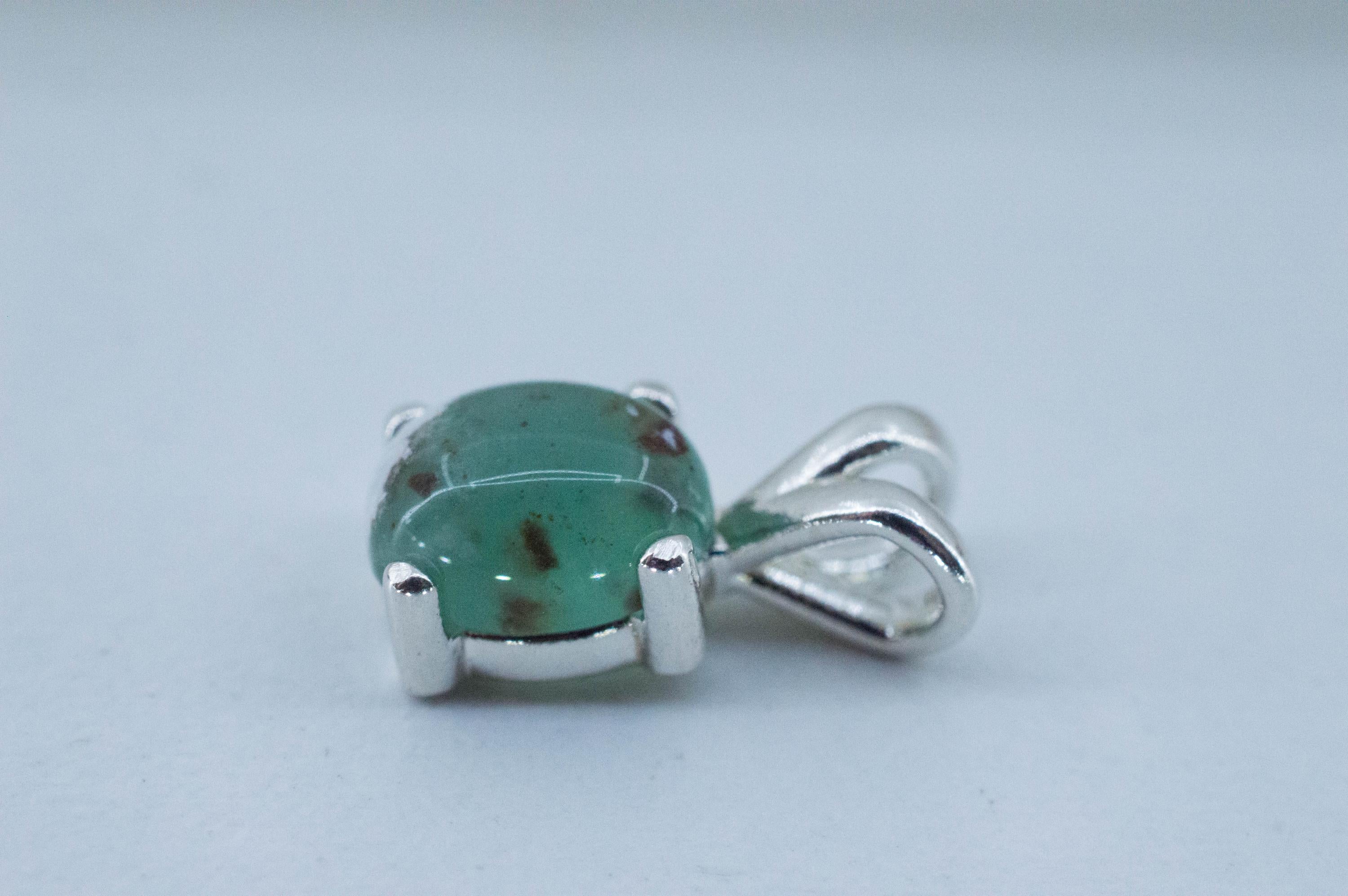 Aquaprase Pendant; Genuine Untreated African Aquaprase™; 2.135cts - Mark Oliver Gems