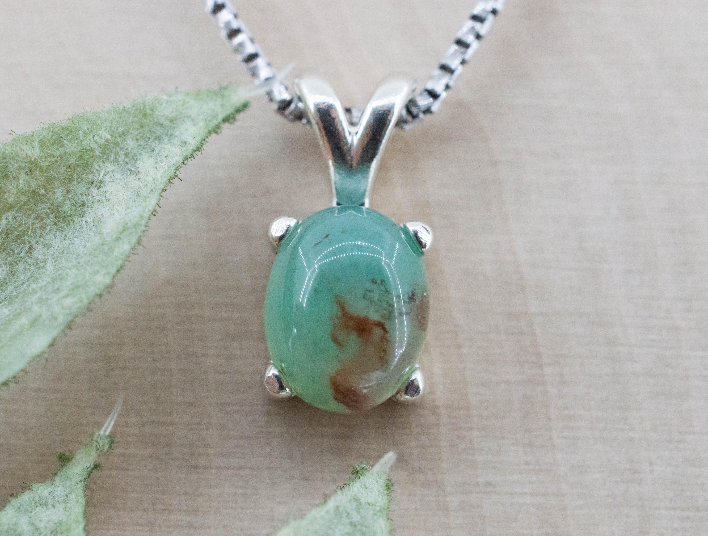 Aquaprase Pendant; Genuine Untreated African Aquaprase™; 3.715cts - Mark Oliver Gems