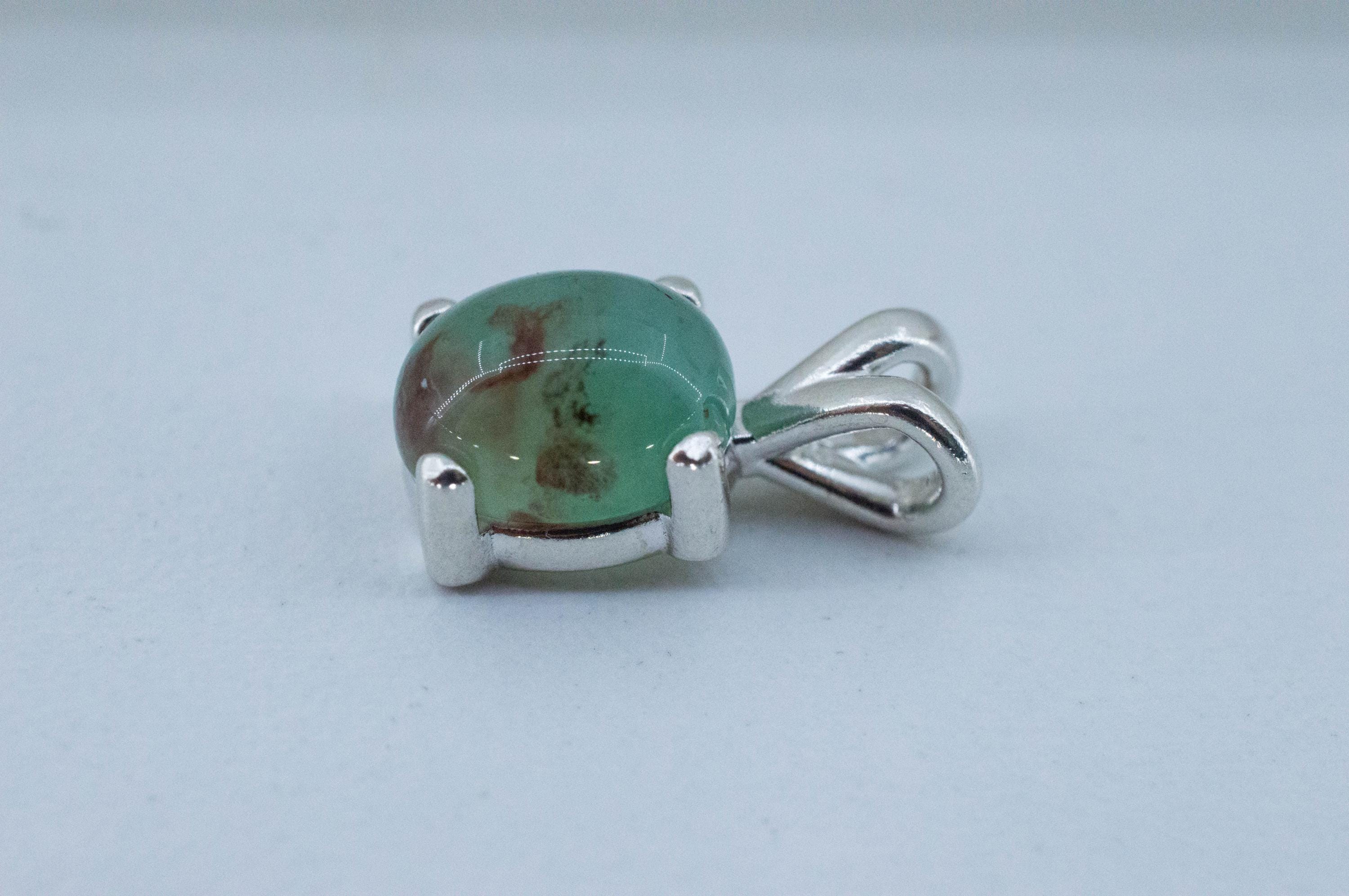 Aquaprase Pendant; Genuine Untreated African Aquaprase™; 3.715cts - Mark Oliver Gems