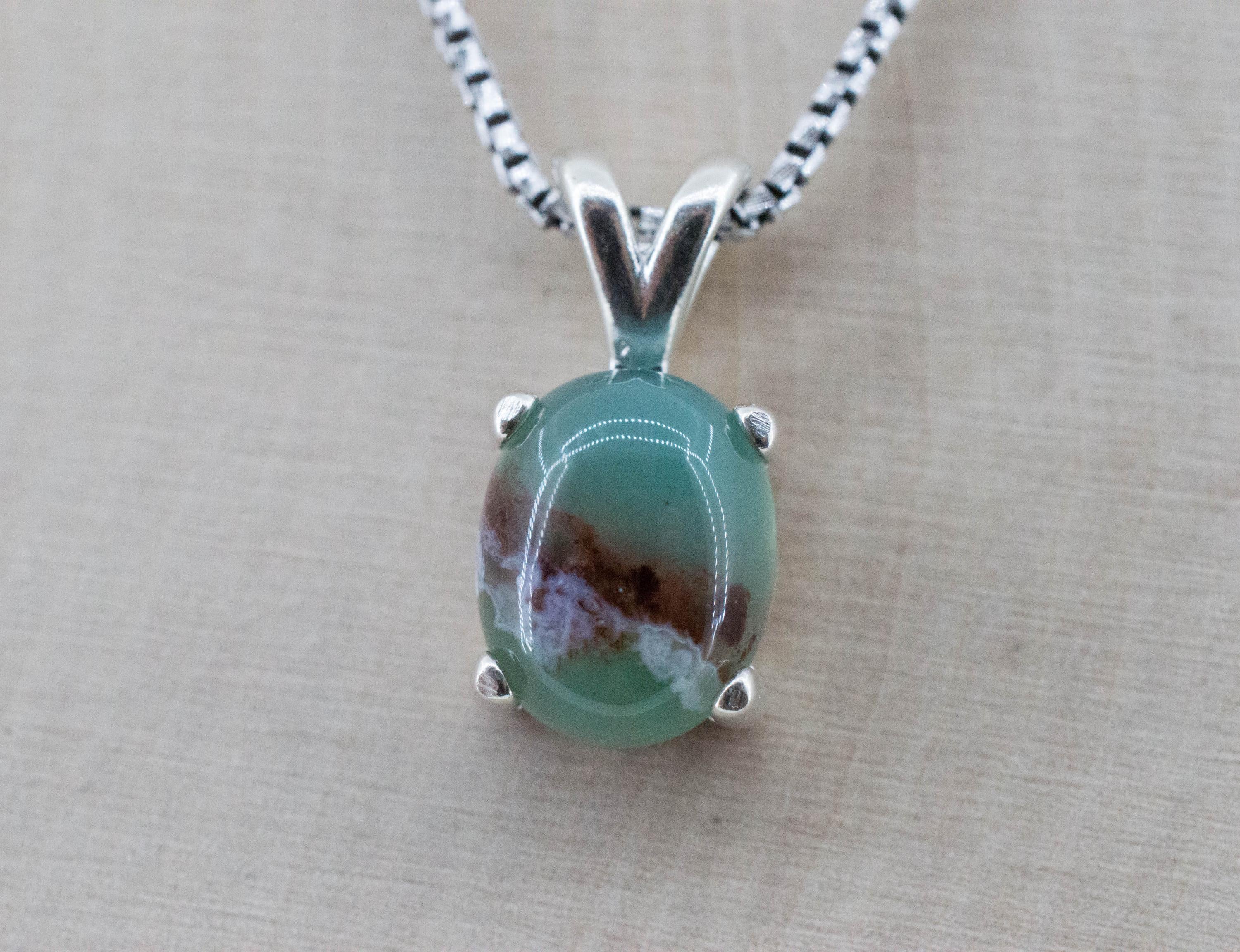 Aquaprase Pendant; Genuine Untreated African Aquaprase™; 3.540cts - Mark Oliver Gems