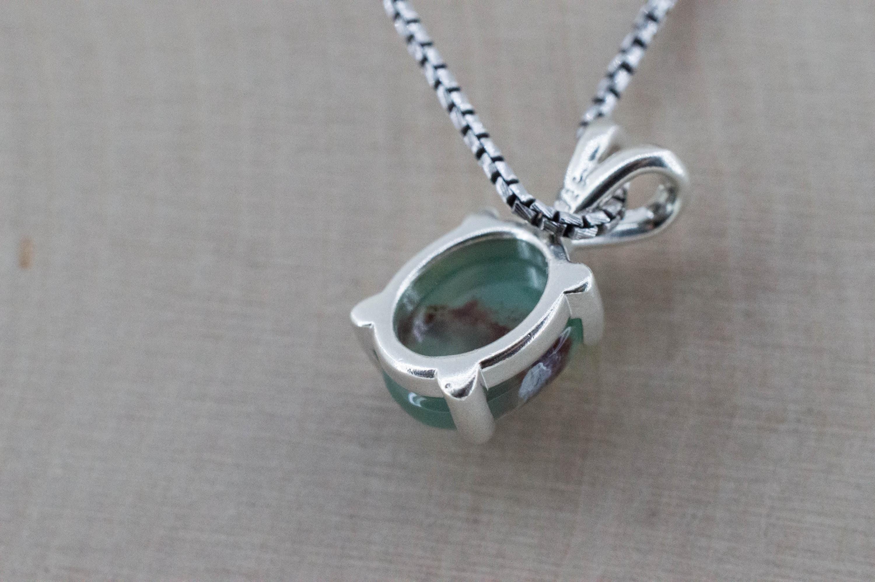 Aquaprase Pendant; Genuine Untreated African Aquaprase™; 3.540cts - Mark Oliver Gems