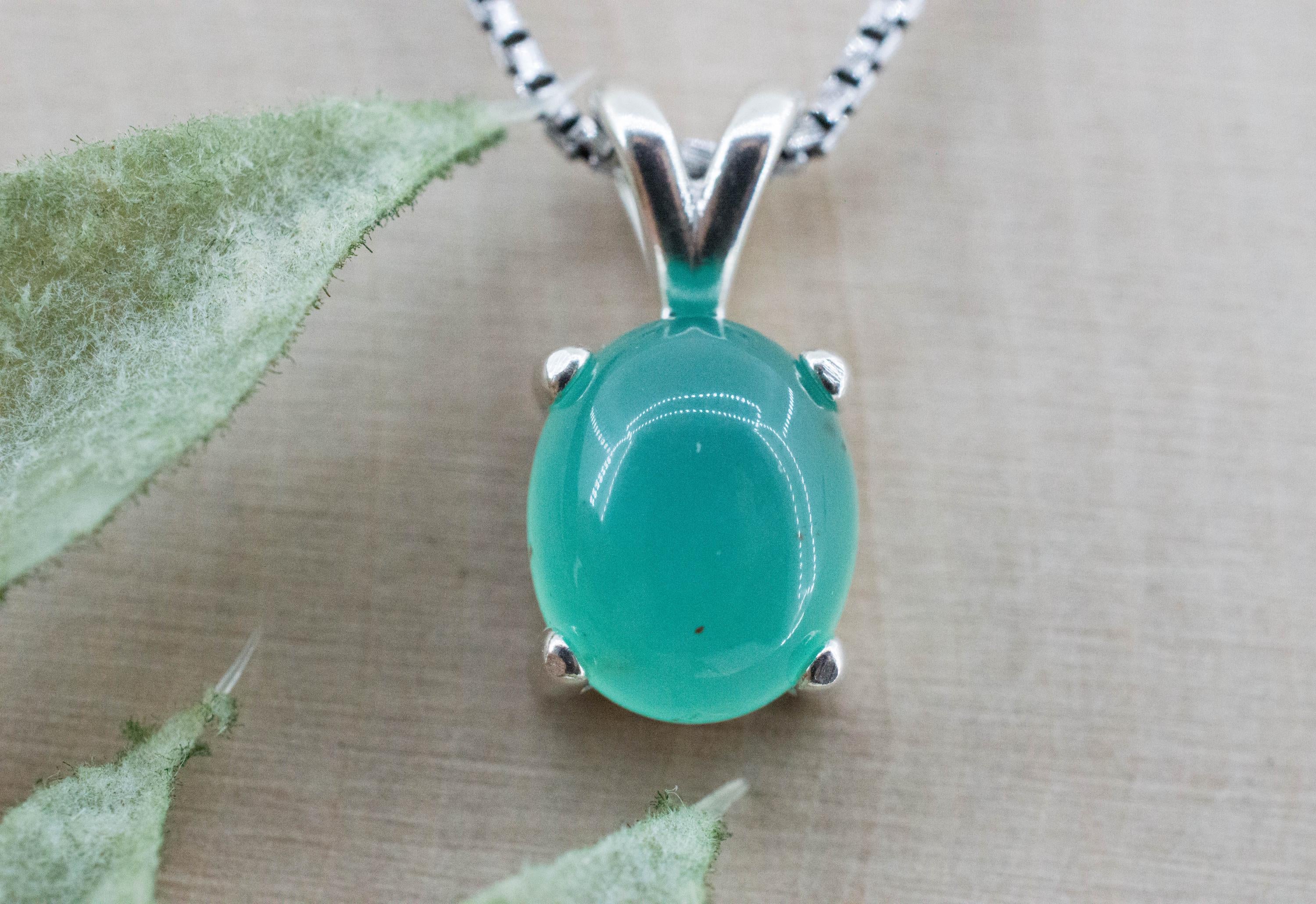 Aquaprase Pendant; Genuine Untreated African Aquaprase™; 3.760cts - Mark Oliver Gems