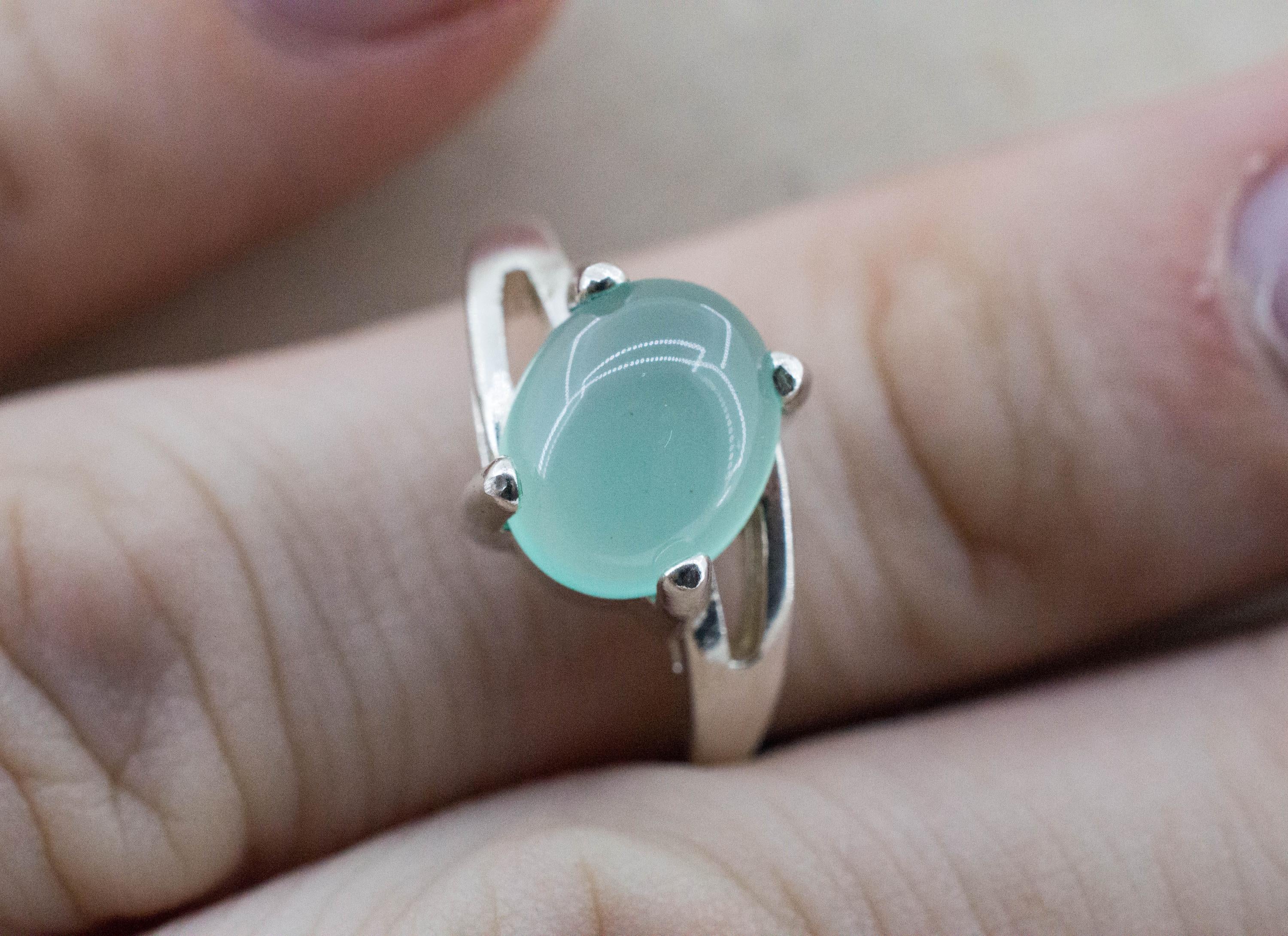 Aquaprase Ring, Natural Untreated African Aquaprase™; 2.345cts - Mark Oliver Gems